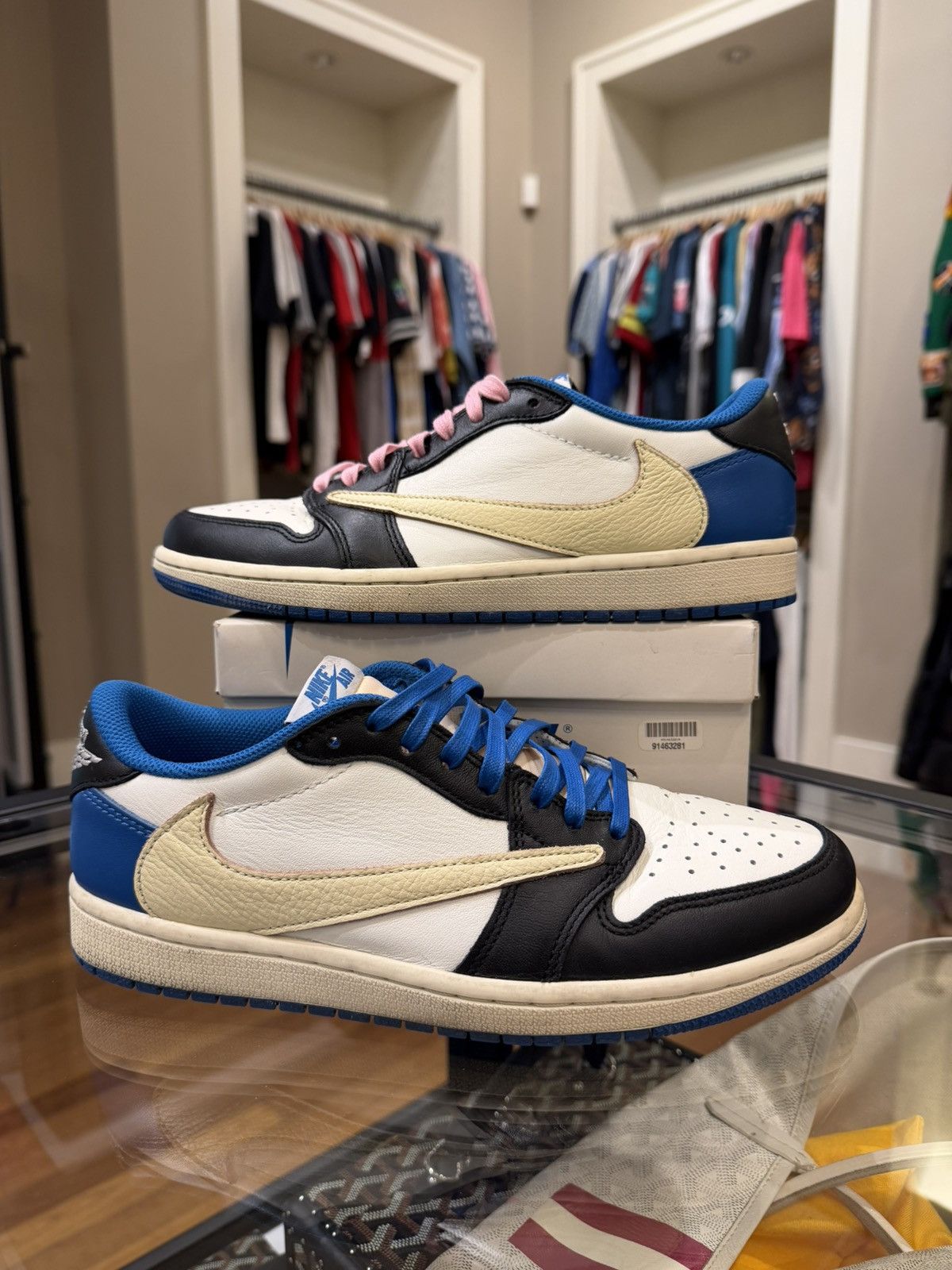 Jordan Brand × Travis Scott Jordan 1 Retro Low OG SP ‘Fragment X Travis Scott’ Size US 8 / EU 41 - 1 Thumbnail