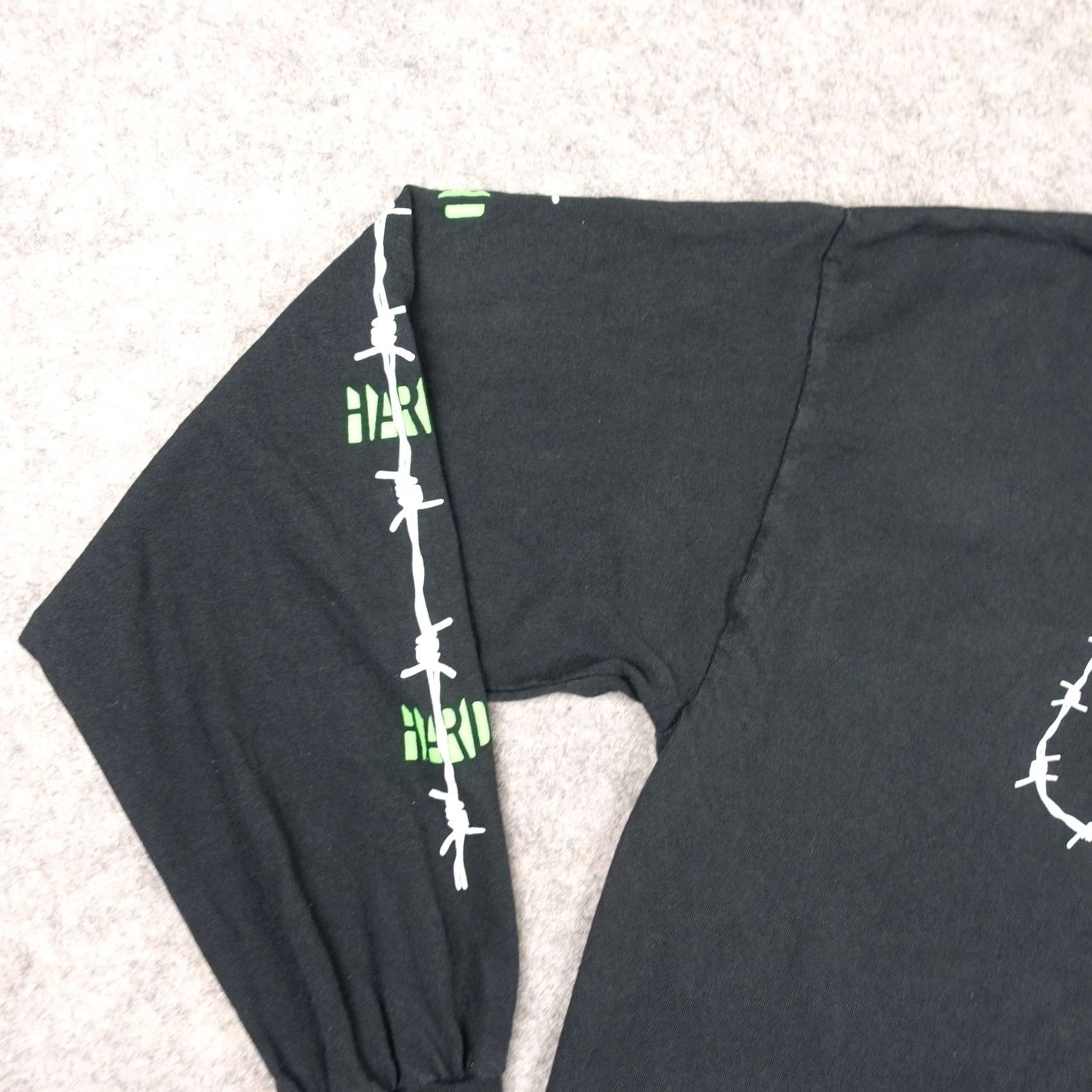 Vintage Insomniac Shirt Mens Large Black HARD Barbed Wire Graphic Long Sleeve EDM Tee Size US L / EU 52-54 / 3 - 5 Thumbnail