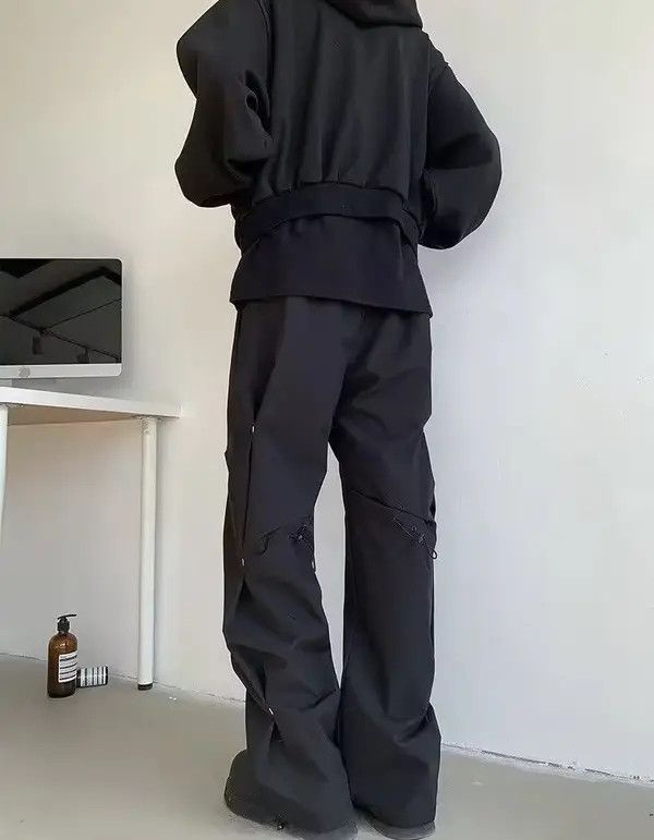 Japanese Brand Miyuki x Shii Casual Trousers Sports Drawstring Pleated Pant Size US 28 / EU 44 - 5 Thumbnail