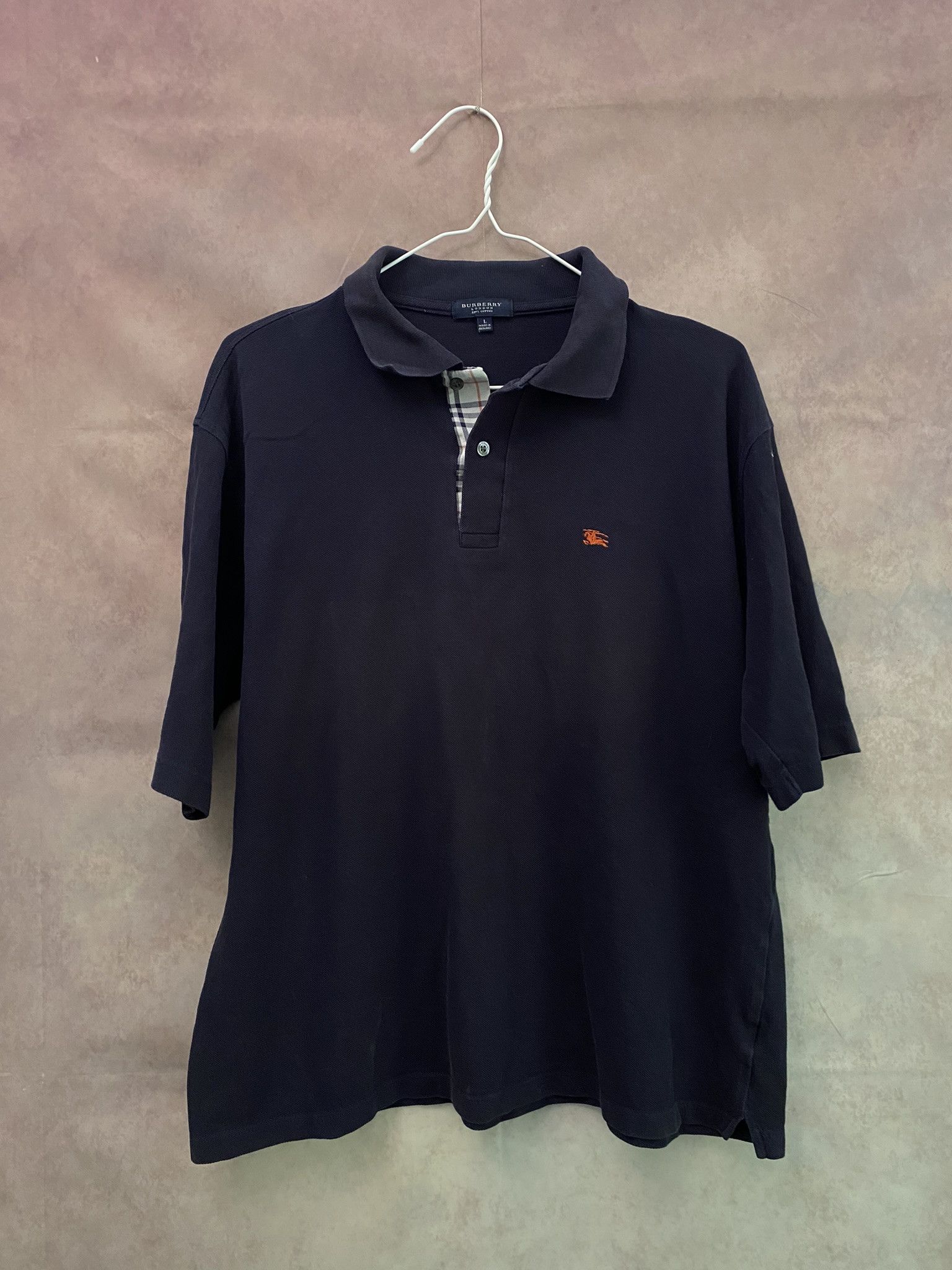 Burberry × Designer Burberry Polo Nova Check Luxury Size US L / EU 52-54 / 3 - 1 Thumbnail