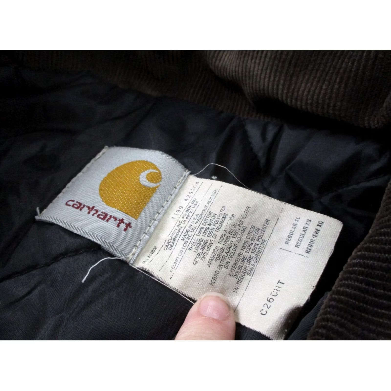 Carhartt VINTAGE Carhartt Jacket Mens XL Canvas Puffer Lined Workwear Coat Union Made Size US XL / EU 56 / 4 - 6 Thumbnail