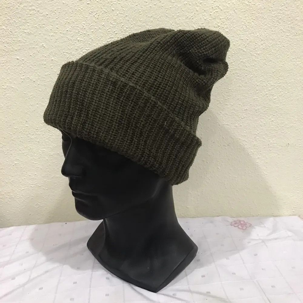 Japanese Brand × Vintage Military Plain Beanie Hat Size ONE SIZE - 2 Thumbnail