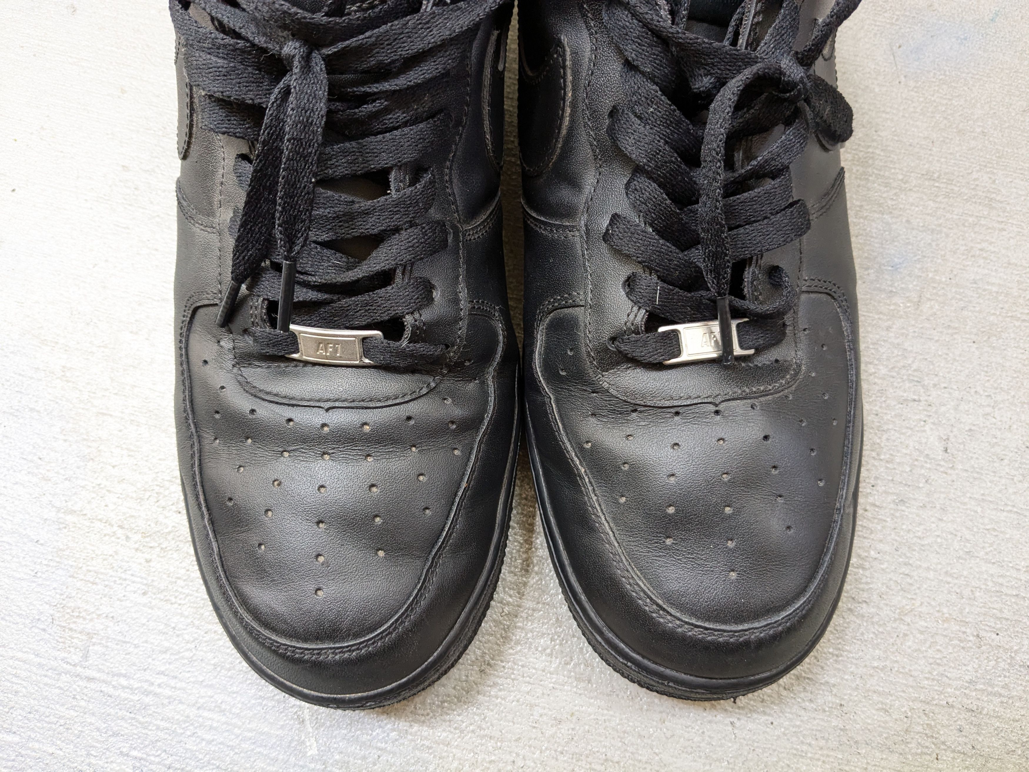 Nike Air Force 1 '07 Triple Black Low Leather 315122-001