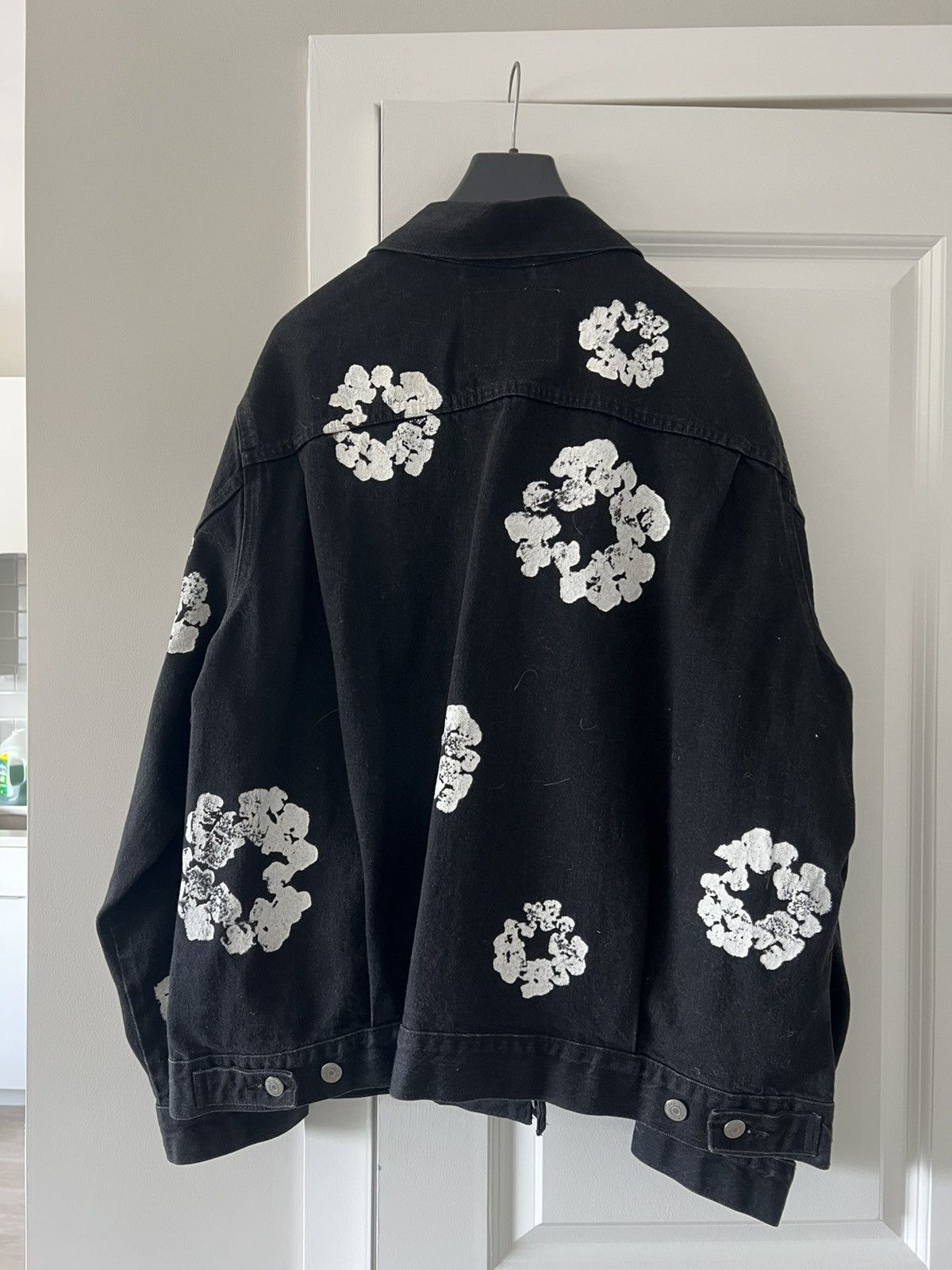 DENIM TEARS Denim Tears Black Denim Jacket Size US XL / EU 56 / 4 - 2 Thumbnail