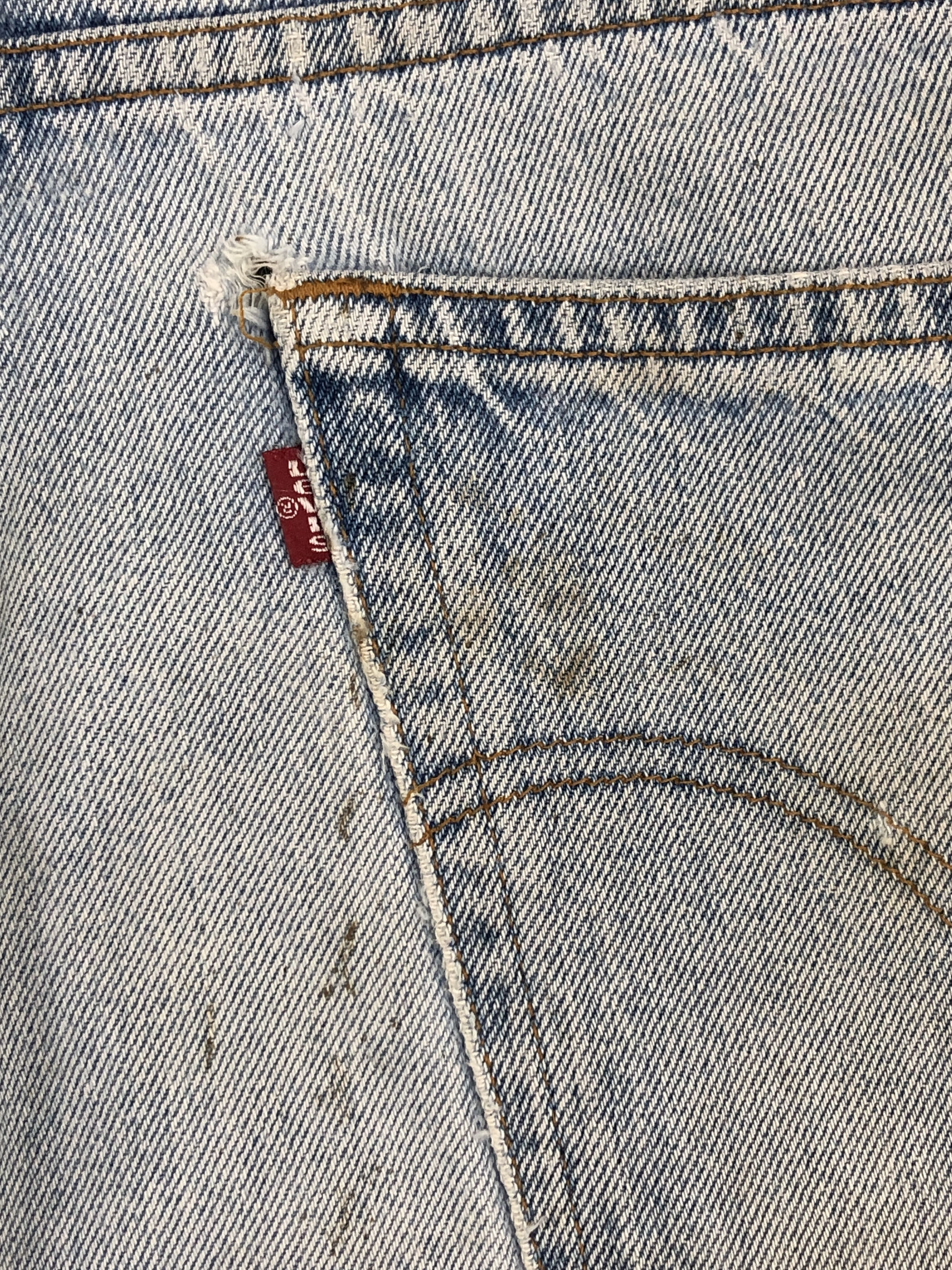 Levi's Vintage 90s Levis 505 Light Wash Jeans S0020 Size US 40 / EU 56 - 15 Thumbnail