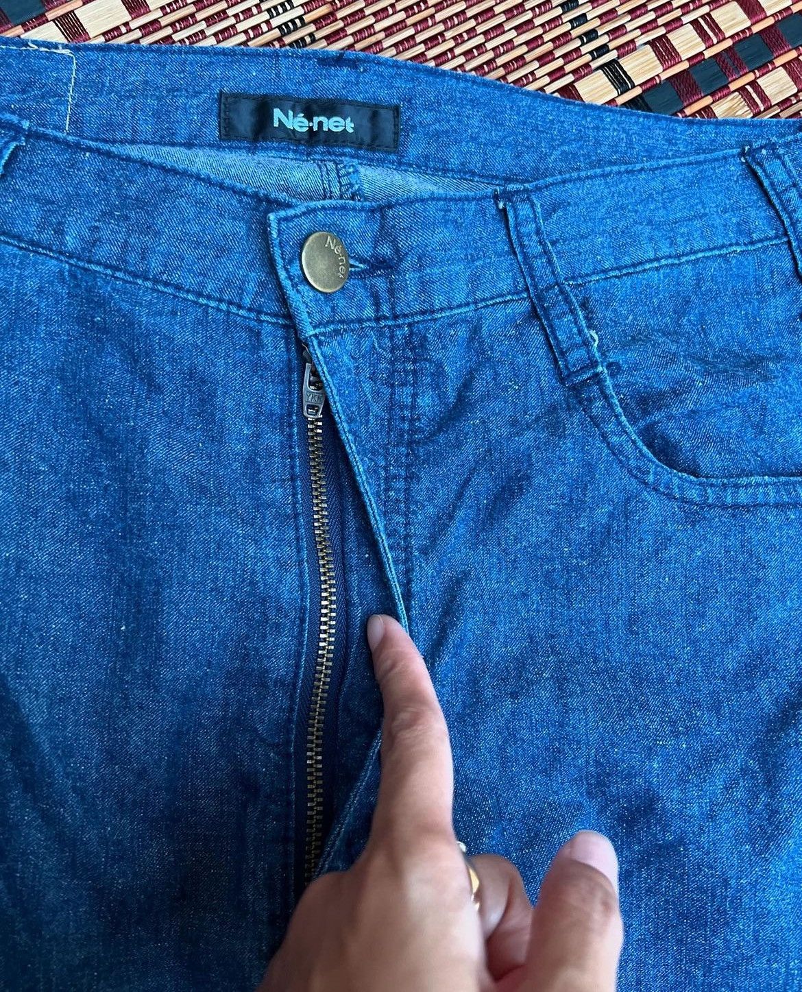 Issey Miyake × Ne-Net Ne-net Issey Miyake Crop Denim Pants Size US 32 / EU 48 - 7 Thumbnail