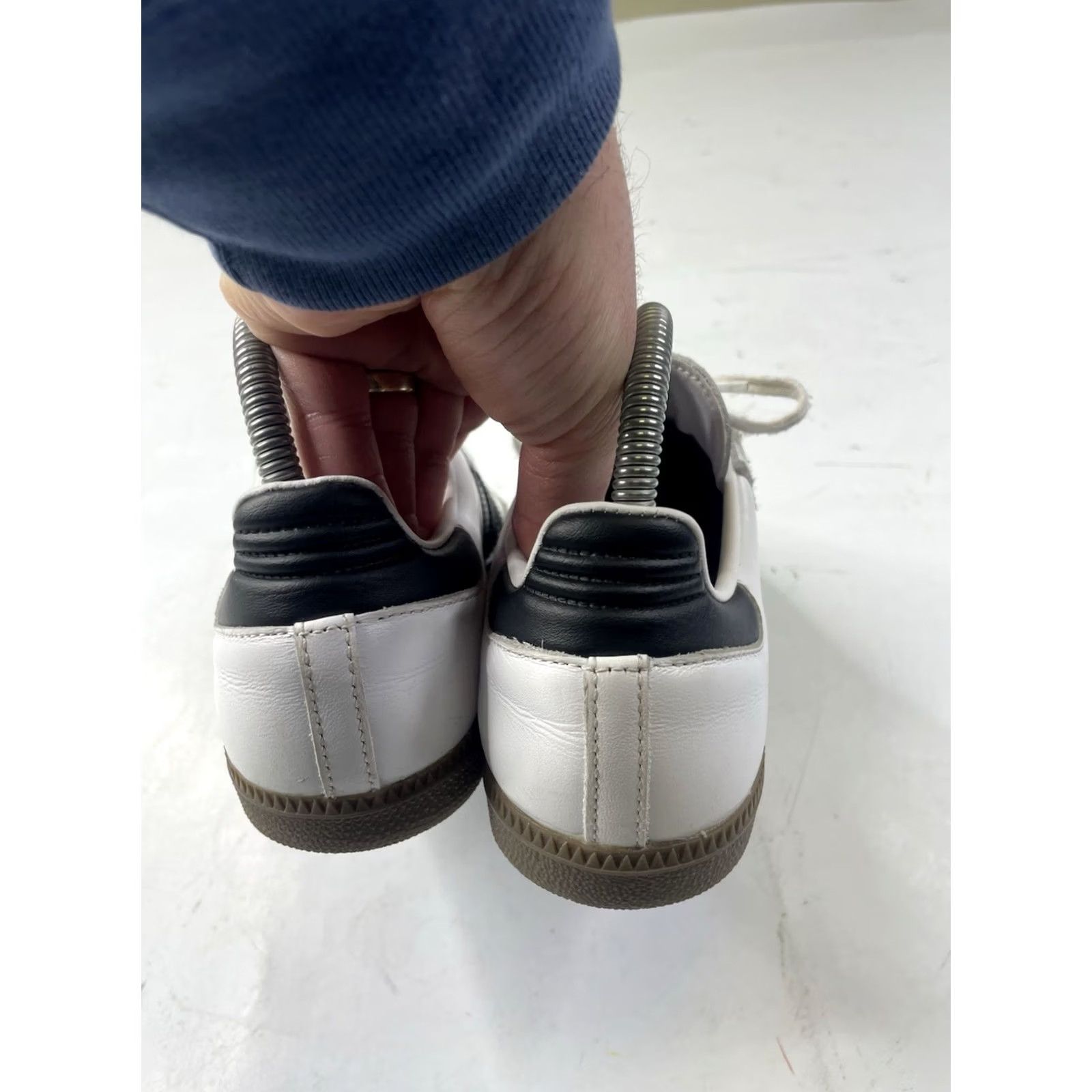 Adidas Adidas Samba OG Low Cloud White Core Black Men’s 5 Gum Sole 2024 Sneaker Shoes Low Top Men US 5 White Samba OG B75806 Size US 5 / EU 37 - 3 Thumbnail