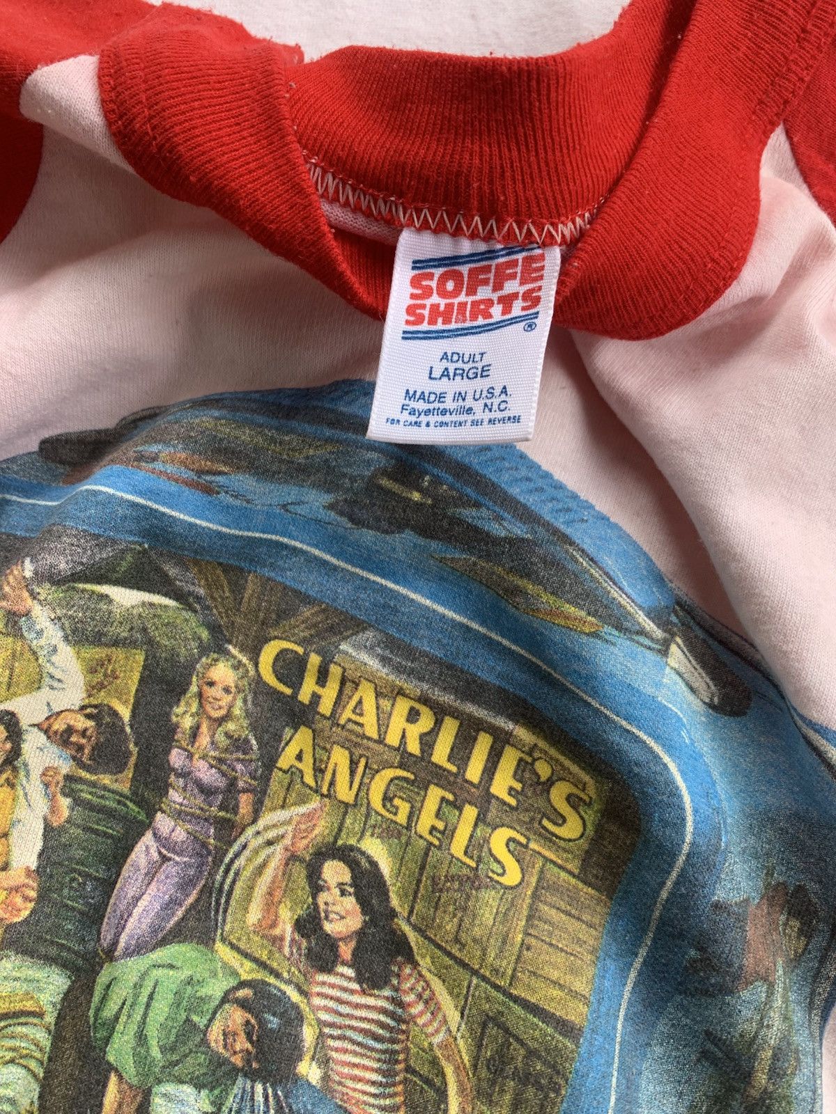 Vintage Rare Vintage Raglan Charlies Angels 1995 Size US L / EU 52-54 / 3 - 9 Thumbnail