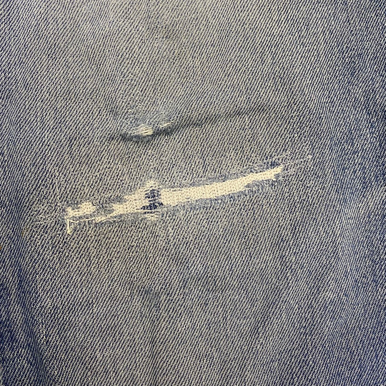 Levi's 💥Vintage 90s Levis 501 Distressed denim Kurt Cobain Style Size US 32 / EU 48 - 13 Thumbnail