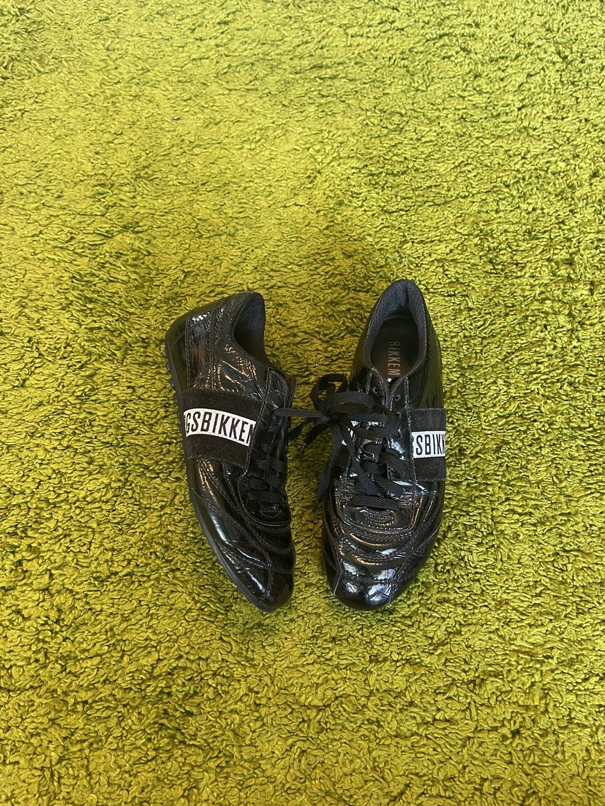 Designer × Dirk Bikkembergs × Vintage Bikkembergs 2000s vintage real patent leather sneakers Y2K Size US 6 / IT 36 - 1 Thumbnail