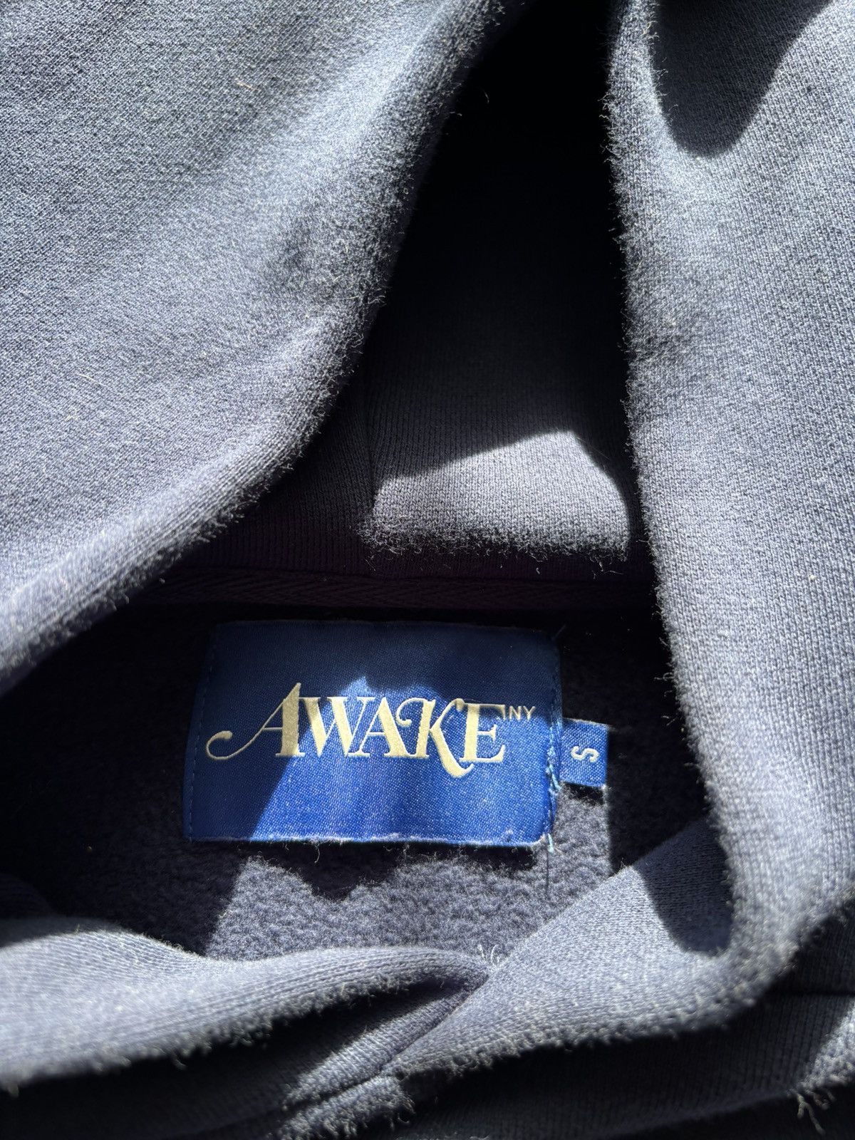 Awake NY AWAKE NY Navy Blue Logo Hoodie Size US S / EU 44-46 / 1 - 4 Thumbnail