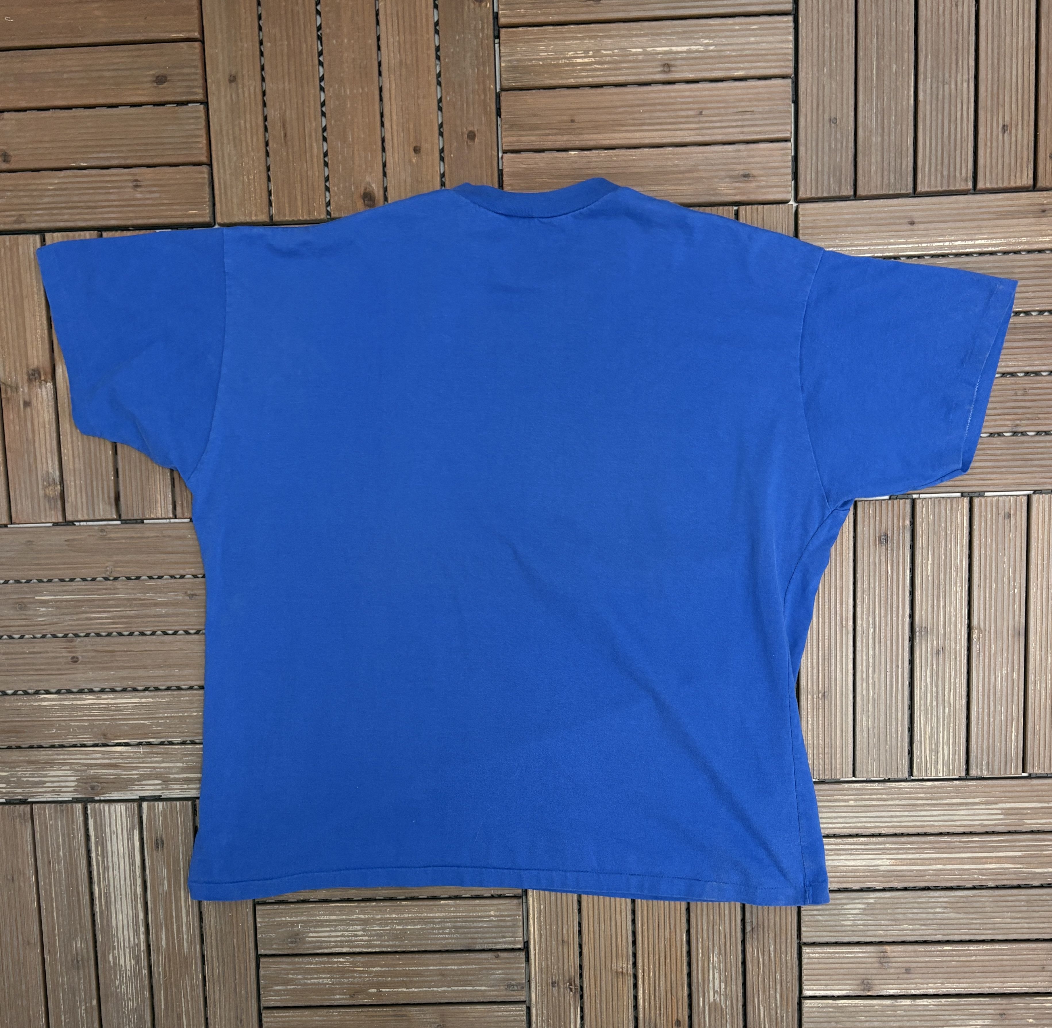 Vintage Chicago Cubs Vintage 90s Blue T-Shirt Tee Size US XXL / EU 58 / 5 - 5 Thumbnail