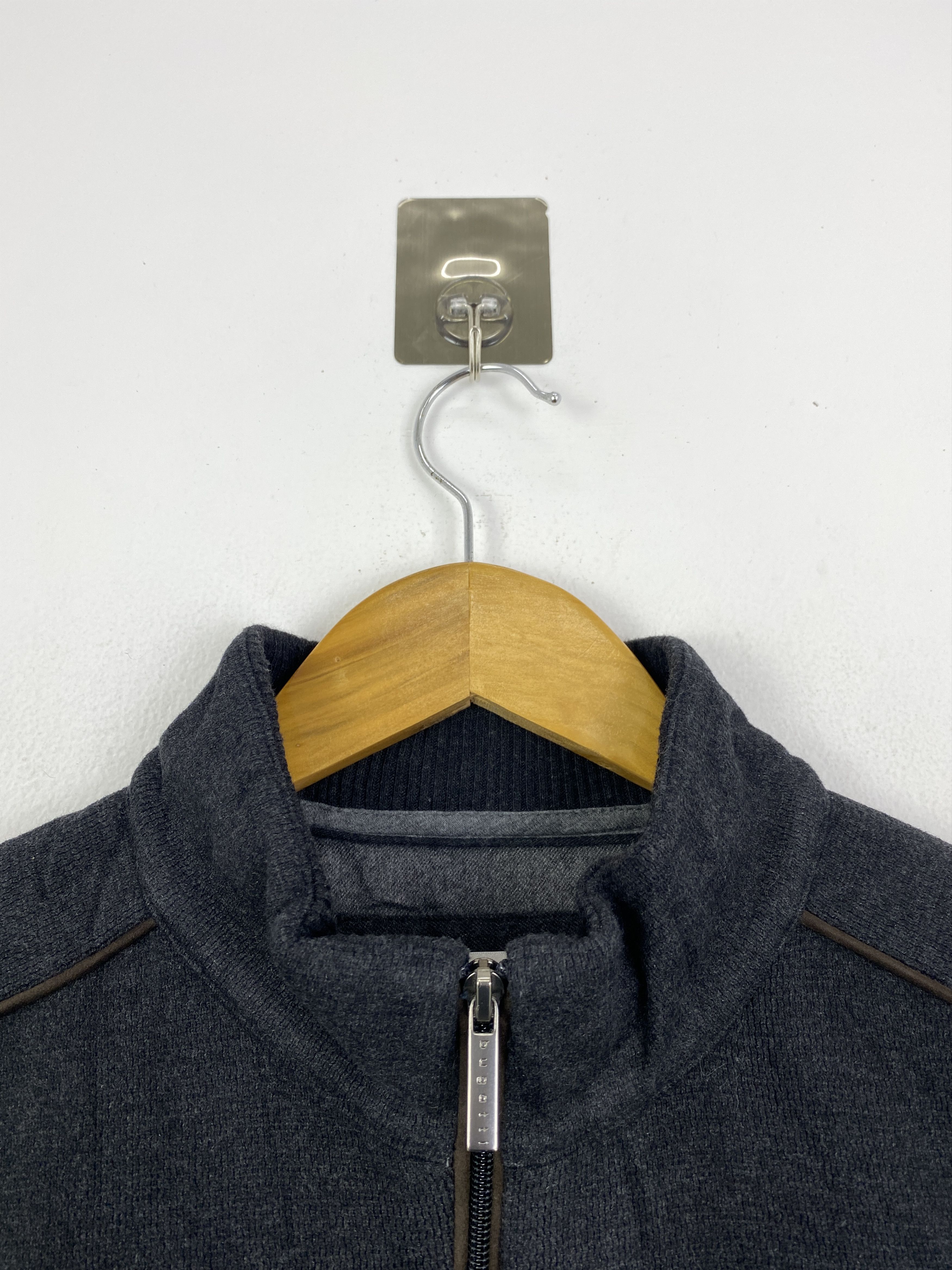 Vintage Bugatti Zipper Up Jumper Sweater SH0212