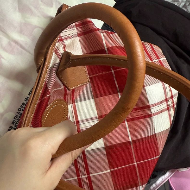 Vivienne Westwood vivienne westwood size os Red and white checkered tote bag Size ONE SIZE - 9 Thumbnail