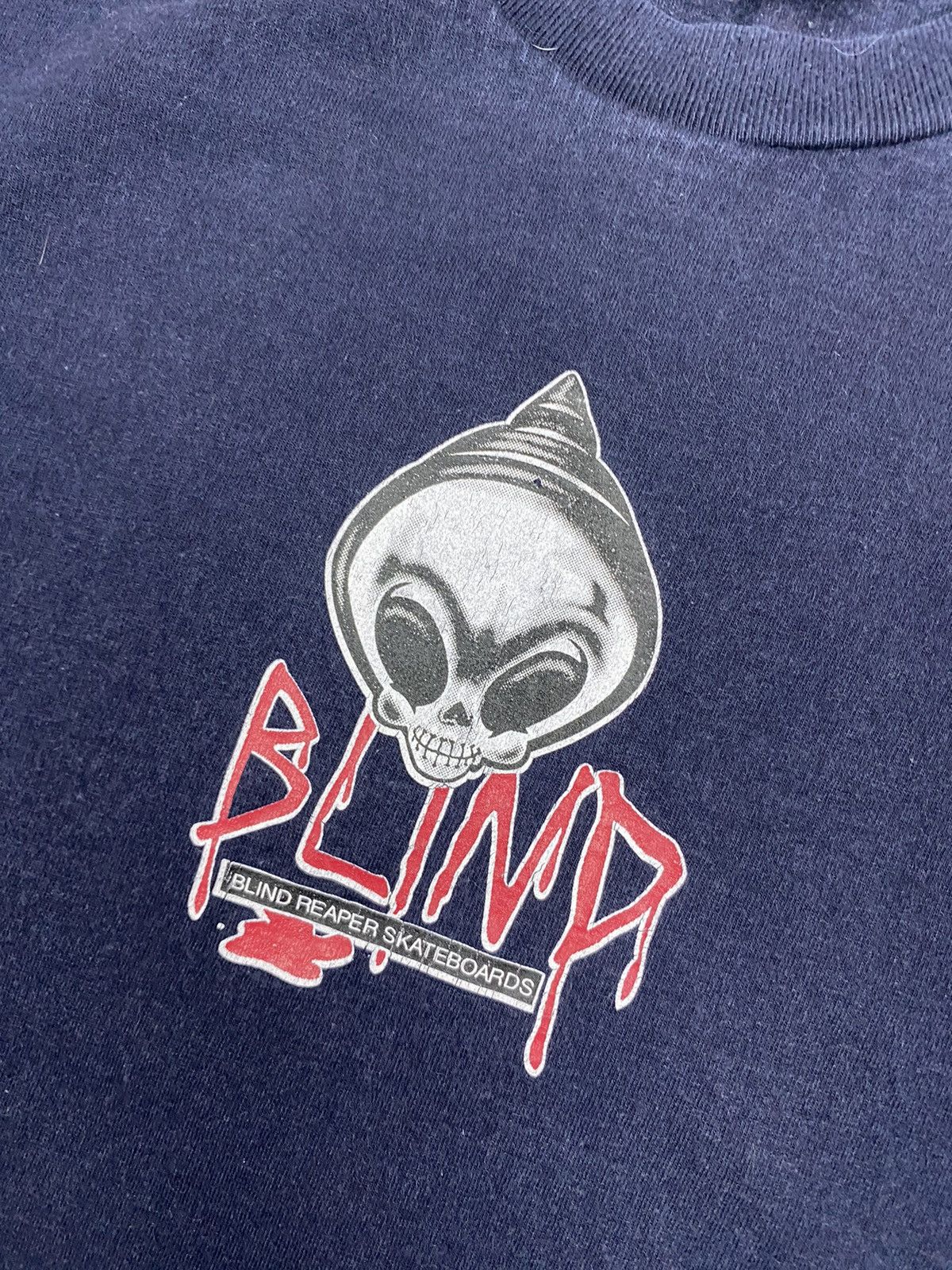 Blind Skateboards 1990s Blind Skateboards Tee - BMX Backprint Size US L / EU 52-54 / 3 - 4 Thumbnail
