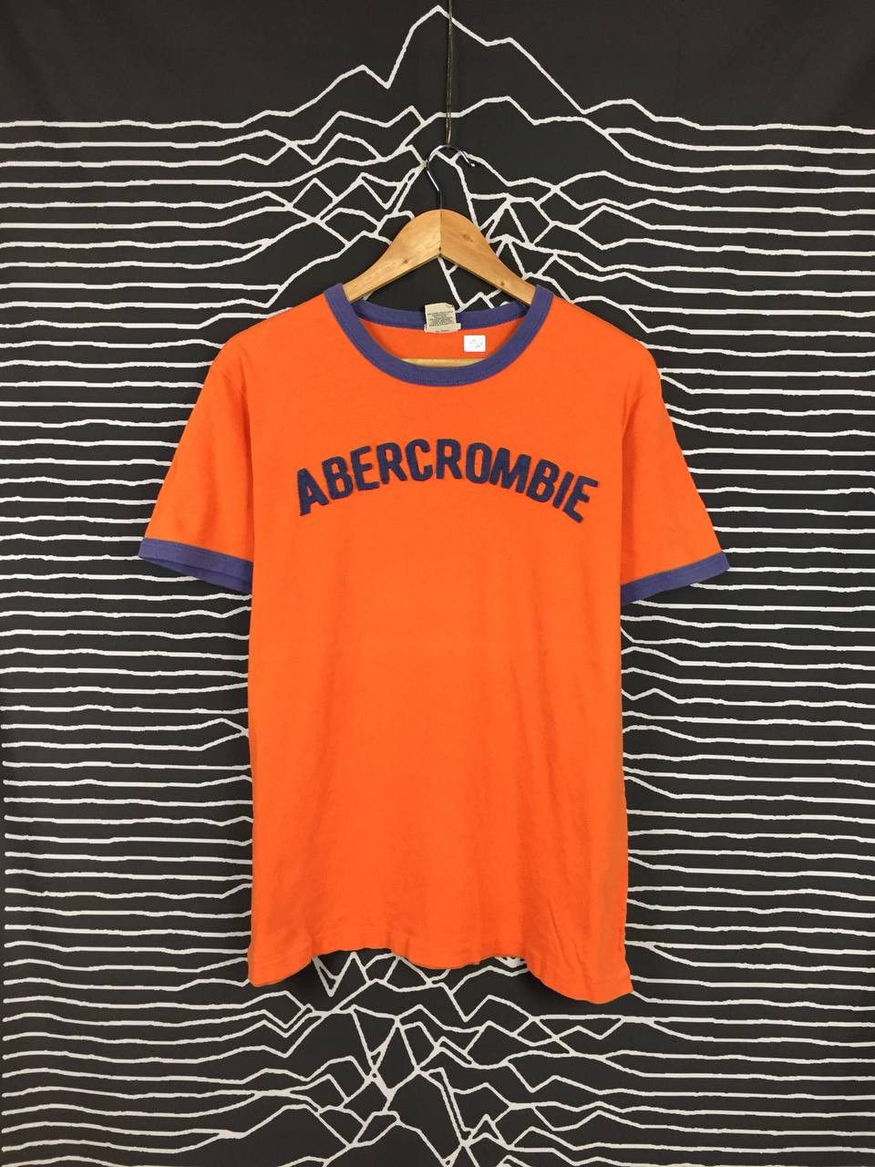 Abercrombie & Fitch Vtg Abercrombie & Fitch Embroidered Logo Ringer Tee Size US XL / EU 56 / 4 - 2 Thumbnail