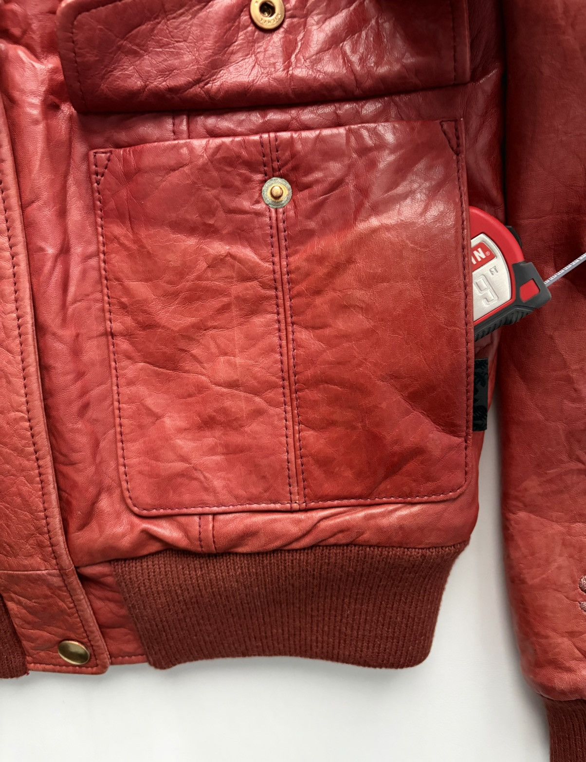 Swagger 00’s Thinsulate Sheepskin Leather Bomber Jacket Size US XS / EU 42 / 0 - 4 Thumbnail
