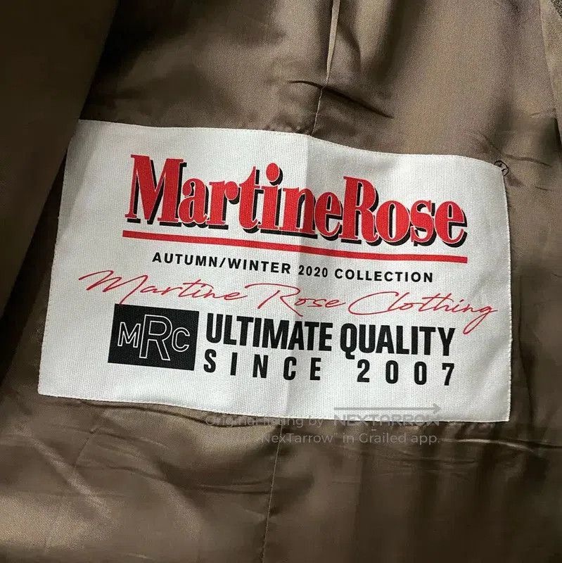 Martine Rose Martine Rose Coffee Long Sleeve Outerwear . Size US S / EU 44-46 / 1 - 5 Thumbnail
