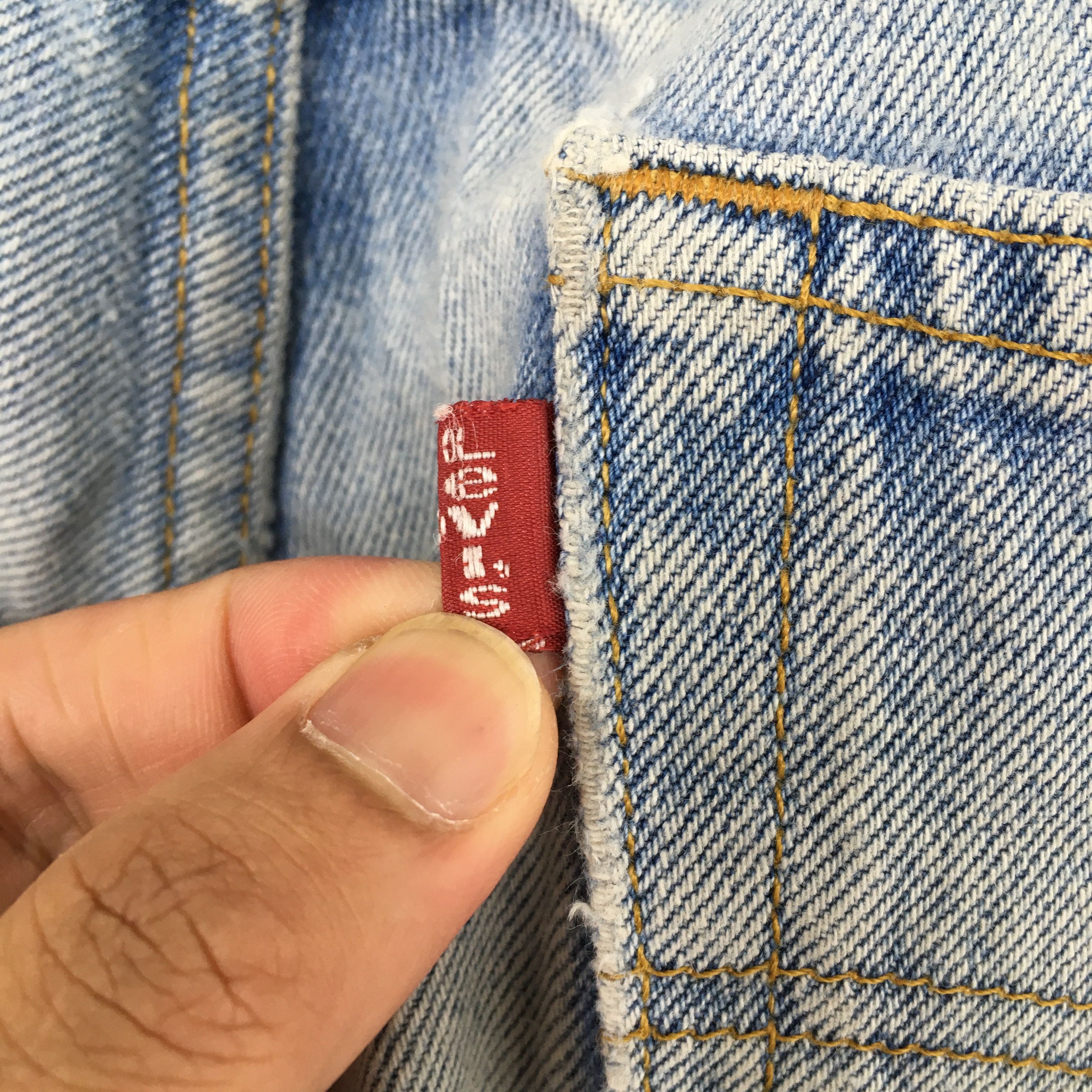 Size 31x29.5 Vintage 80s Levi's 501 Light Wash Jeans