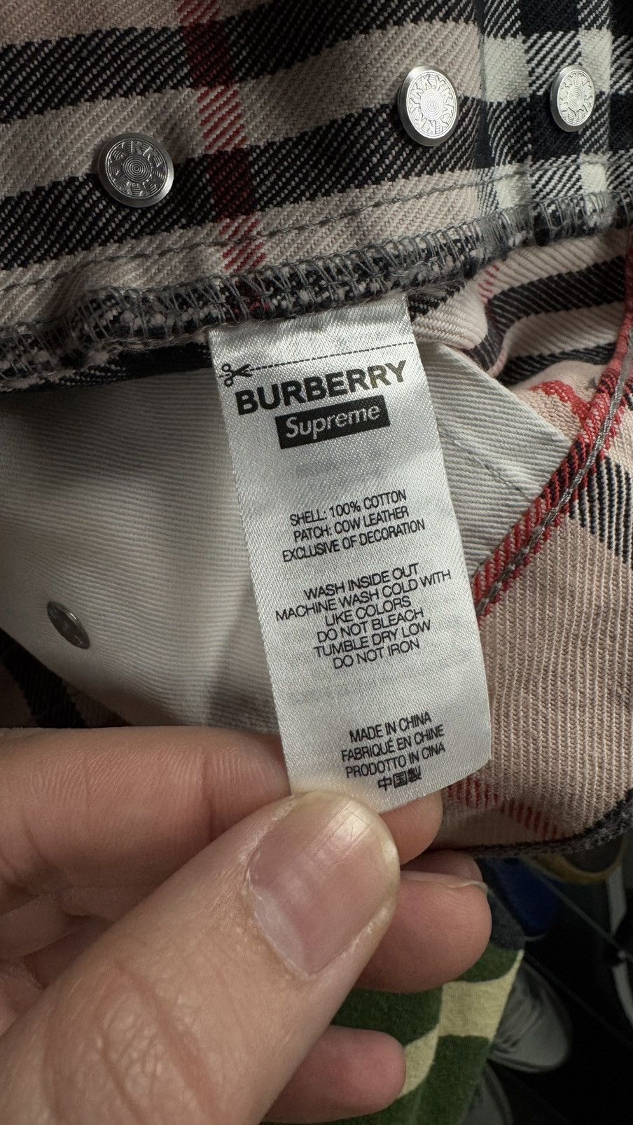 Burberry × Supreme Supreme Burberry Pants sz 36 New Size US 36 / EU 52 - 5 Thumbnail