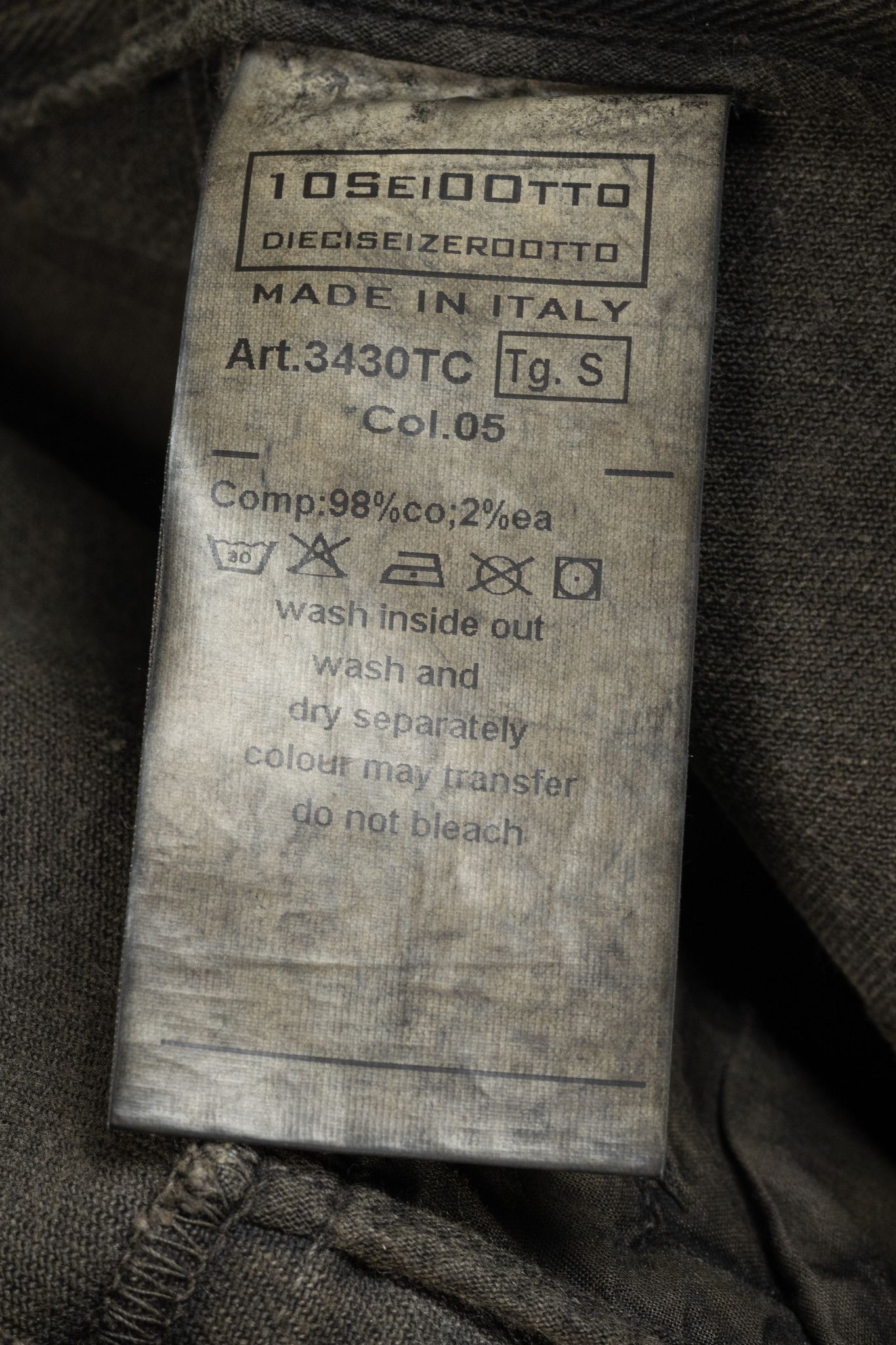 10sei0otto 10sei0otto Green Cotton Staggered-Hem Slim Jeans Size US 31 - 9 Thumbnail