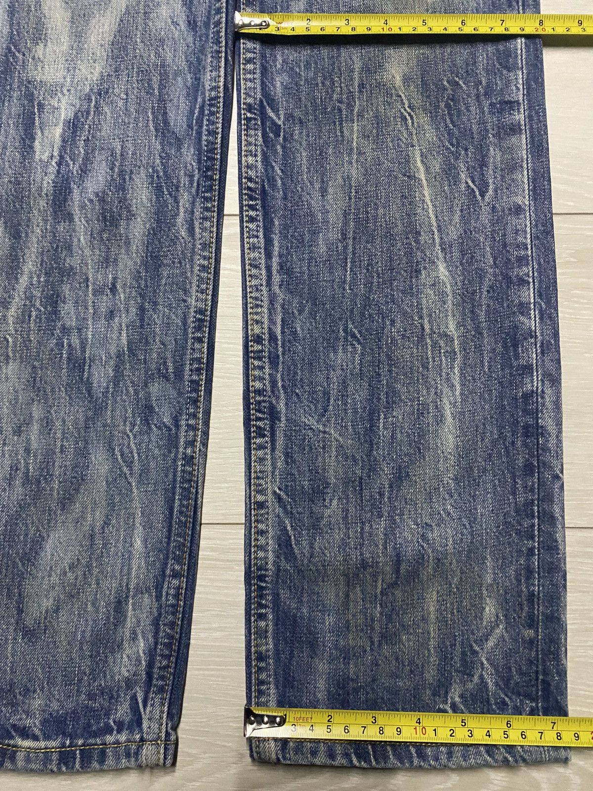 Levi's Vintage Levis 501 Bleached Distressed Jeans Size US 30 / EU 46 - 16 Thumbnail
