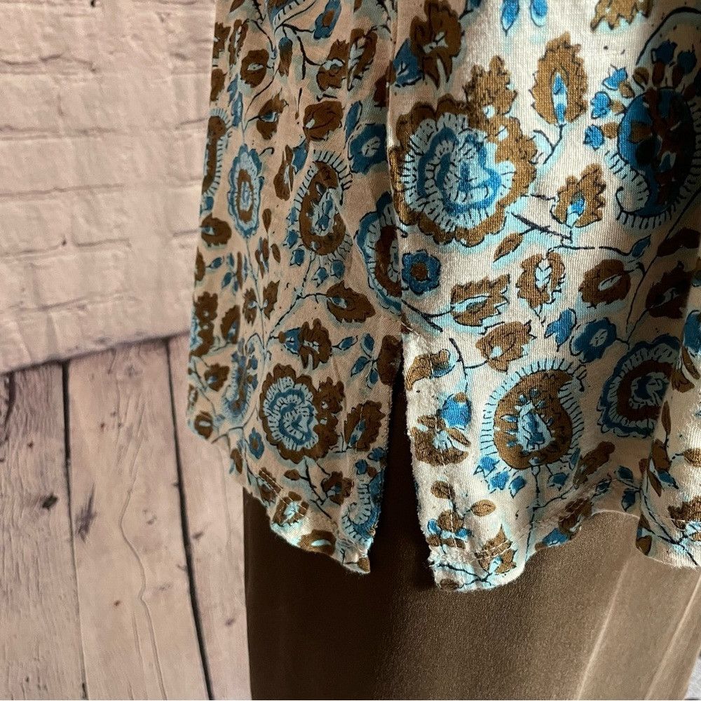 Other NWT New Rachel Roy Floral Cotton Blend T-Shirt Top Size L Size L / US 10 / IT 46 - 4 Thumbnail