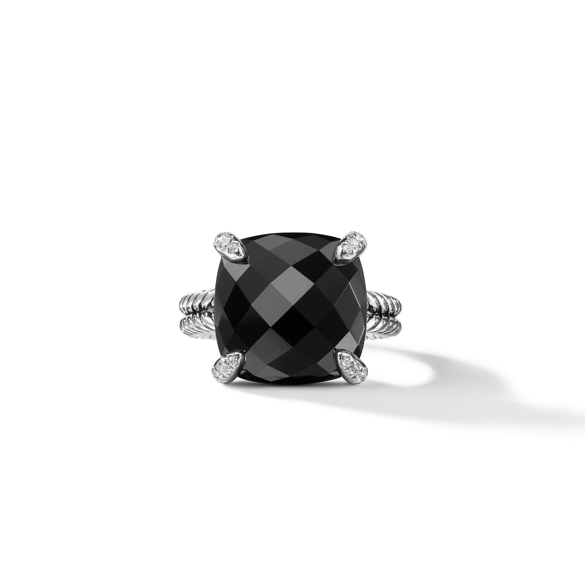 David Yurman o1w1db10526 R12742D Size:8/Chatelaine Ring in Silver Size ONE SIZE - 2 Thumbnail