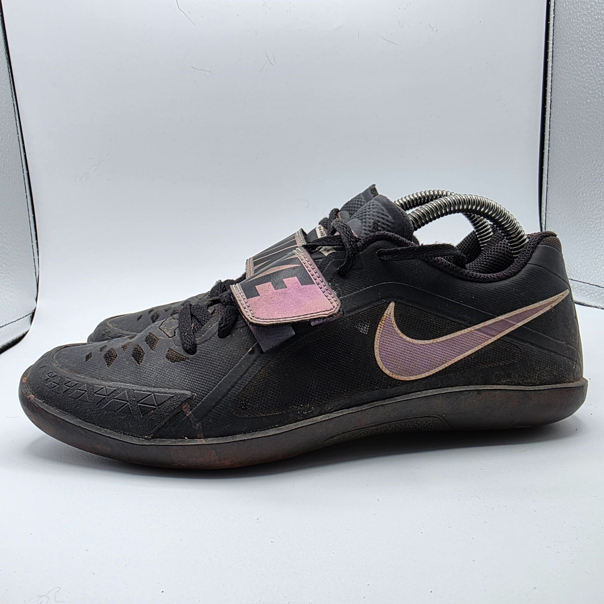Nike Nike Zoom Rival SD Track And Field Mens Size 8 Black Purple Size US 8 / EU 41 - 14 Thumbnail