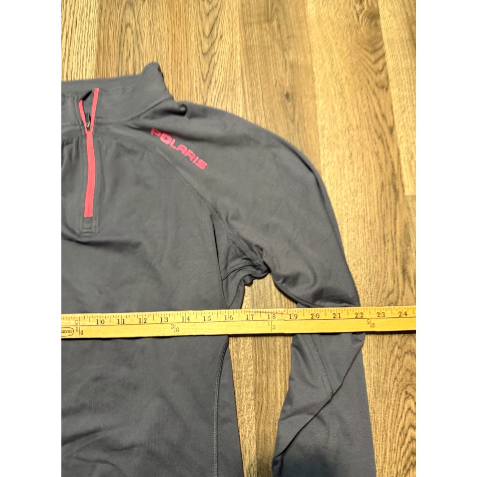 Vintage Polaris Shirt Women’s Large Gray Pink Long Sleeve Quarter Zipper T-Shirt Vintage: No Size L / US 10 / IT 46 - 7 Thumbnail