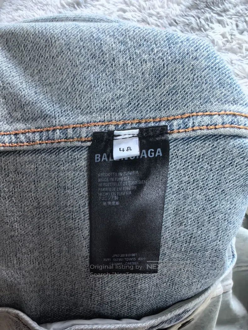 Balenciaga Balenciaga Yellow alphabet logo denim jacket Size US M / EU 48-50 / 2 - 6 Thumbnail