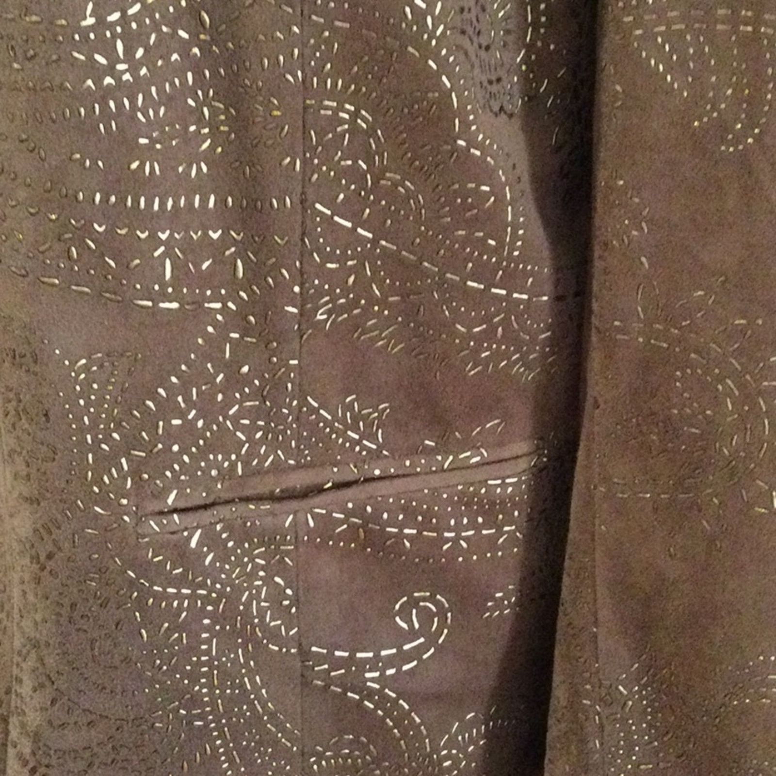 Chicos Chico's Golden Cascade Larant Brevity Jacket 3/XL/16 NWT Size XL / US 12-14 / IT 48-50 - 5 Thumbnail