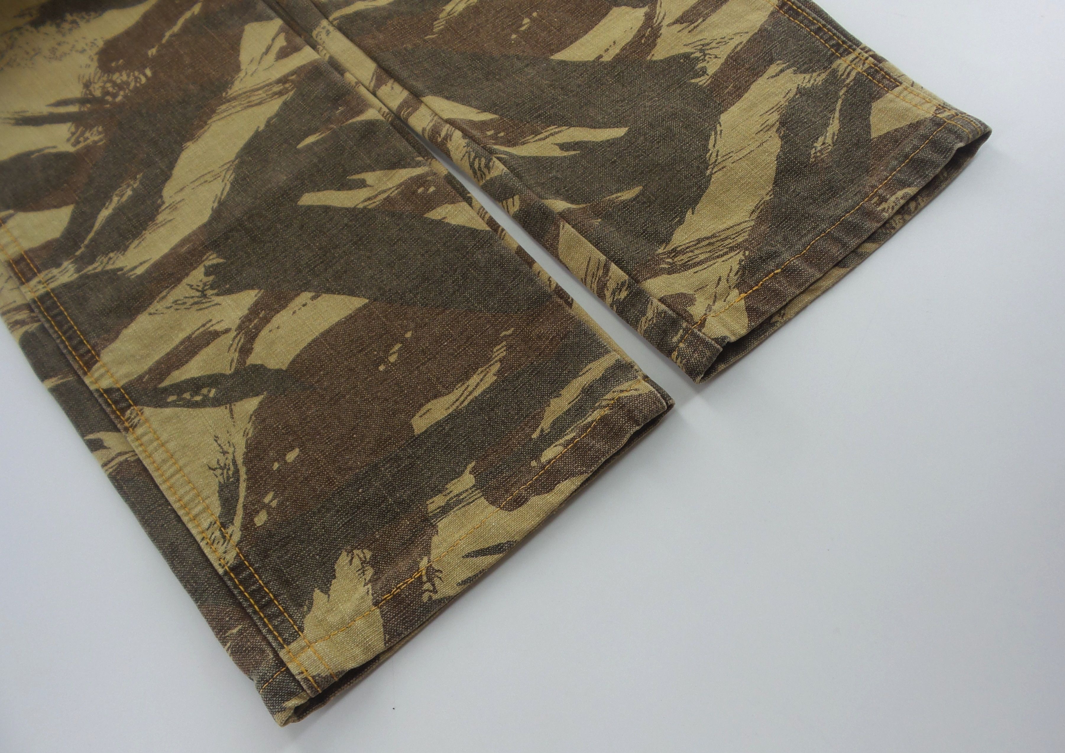 Japanese Brand John Bull Tiger Stripes Camouflage Baker's Pants W30xL37.5 Size US 30 / EU 46 - 5 Thumbnail