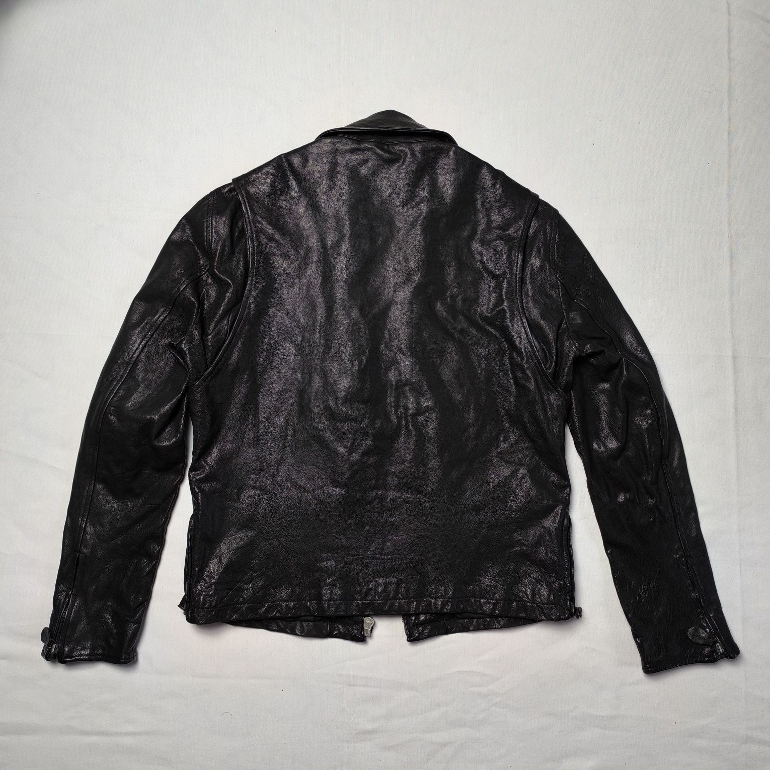 Yohji Yamamoto Yohji Yamamoto Vintage Buffalo Leather Jacket Size US XL / EU 56 / 4 - 2 Thumbnail