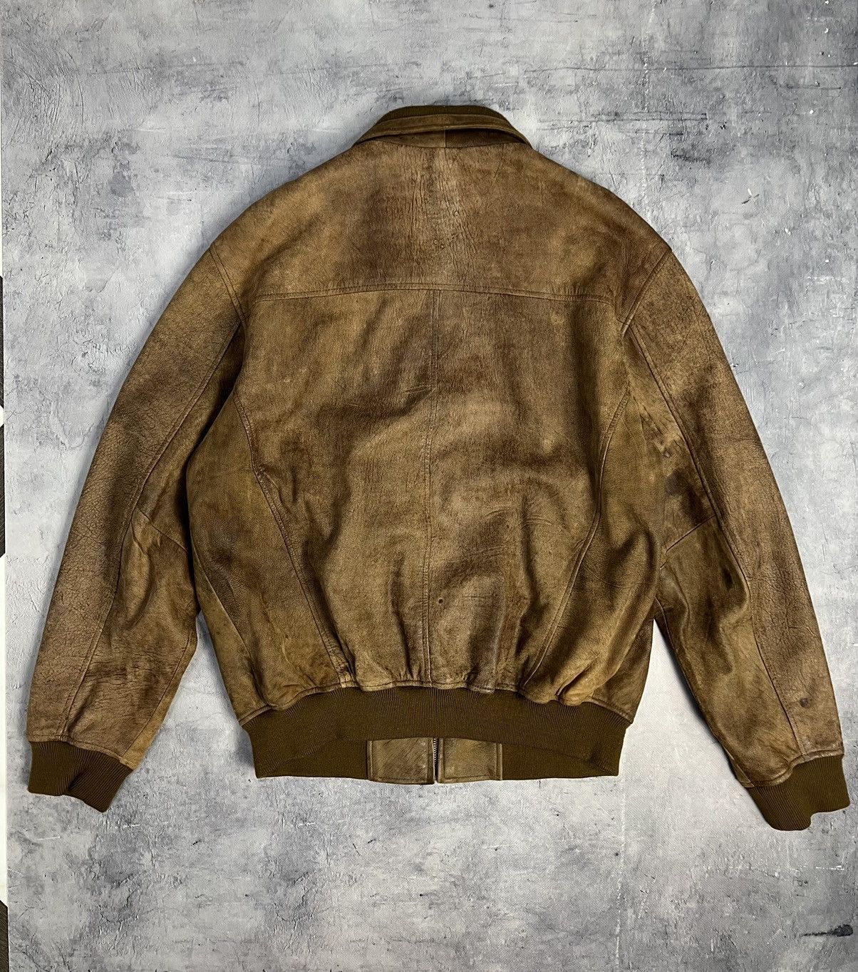 Vintage Vintage Leather Jacket Brown Size L Size US L / EU 52-54 / 3 - 7 Thumbnail