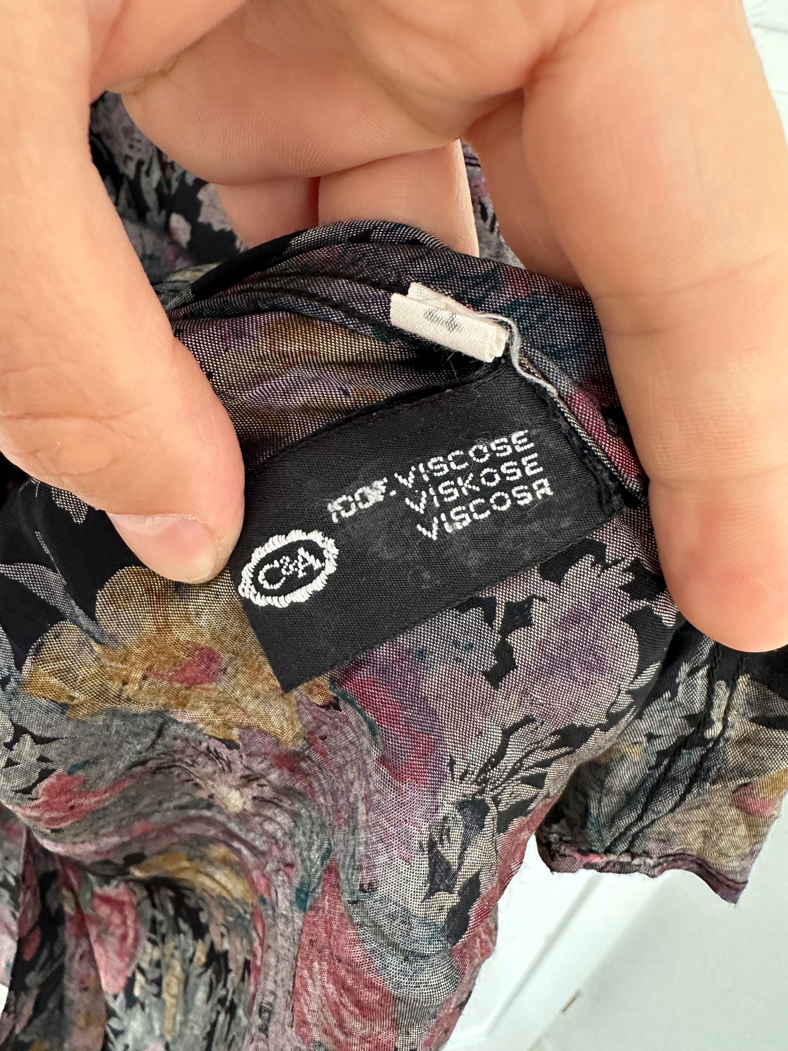 Vintage New Fast floral viscose hawaiian shirt long sleeve Size US L / EU 52-54 / 3 - 4 Thumbnail