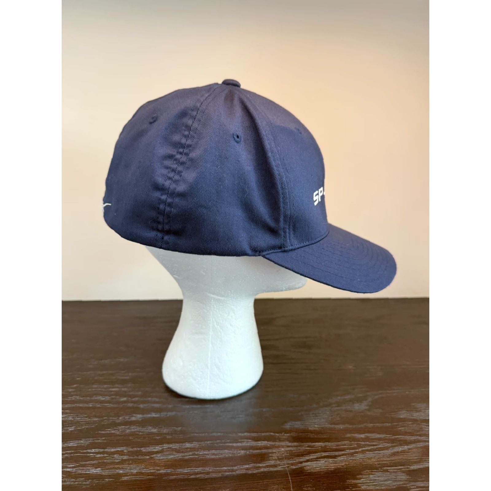 Vintage SpaceX Hat Mens Large Blue Flexfit Yupoong Performance Space Embroidered Logo Size ONE SIZE - 3 Thumbnail