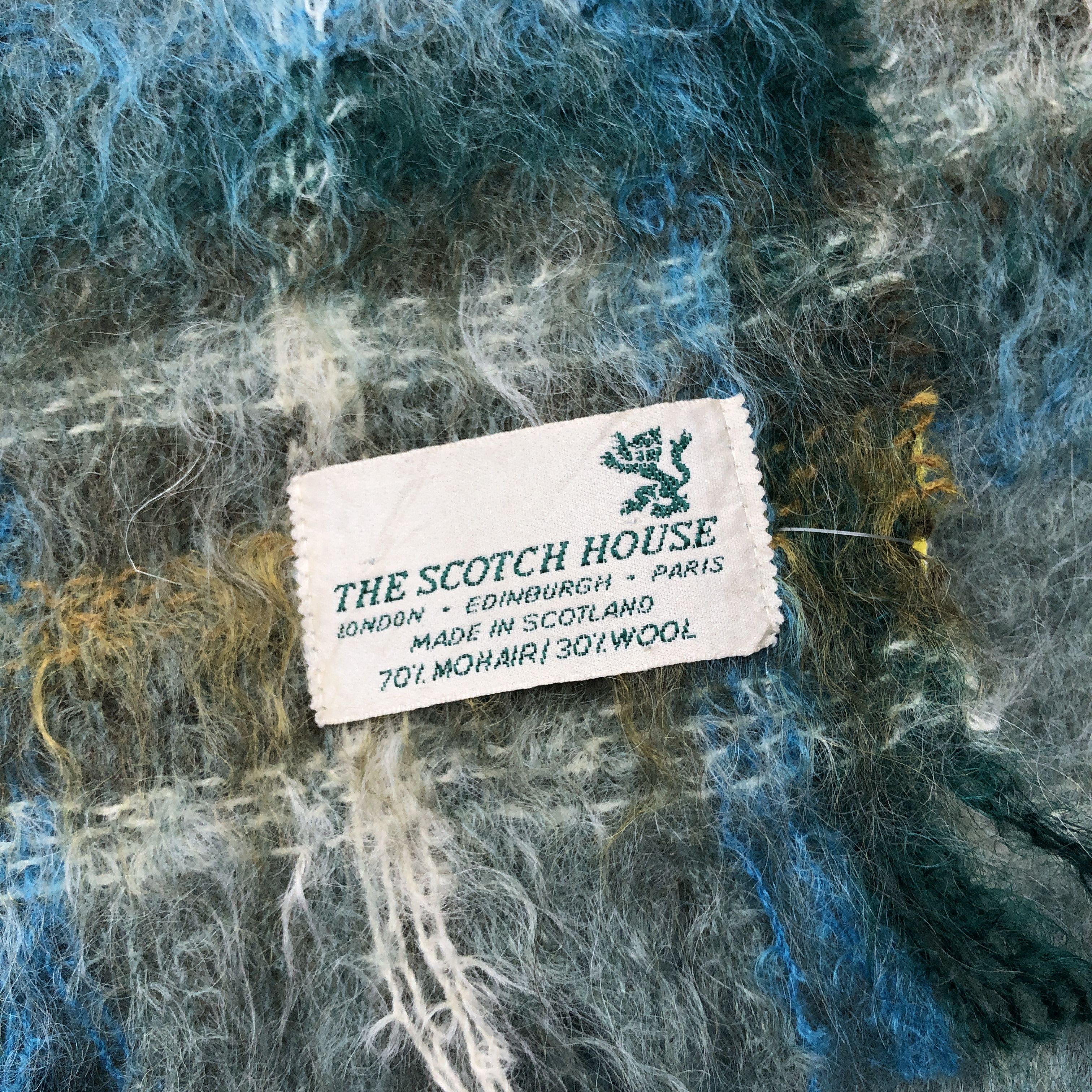 Vintage Vintage The Scotch House Scarf Muffler Wool Mohair Scarves Size ONE SIZE - 5 Thumbnail