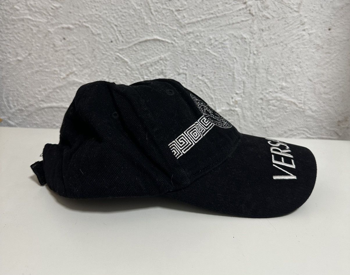 Versace Versace Medusa Logo Embroidered Black Baseball Cap One Size Size ONE SIZE - 2 Thumbnail