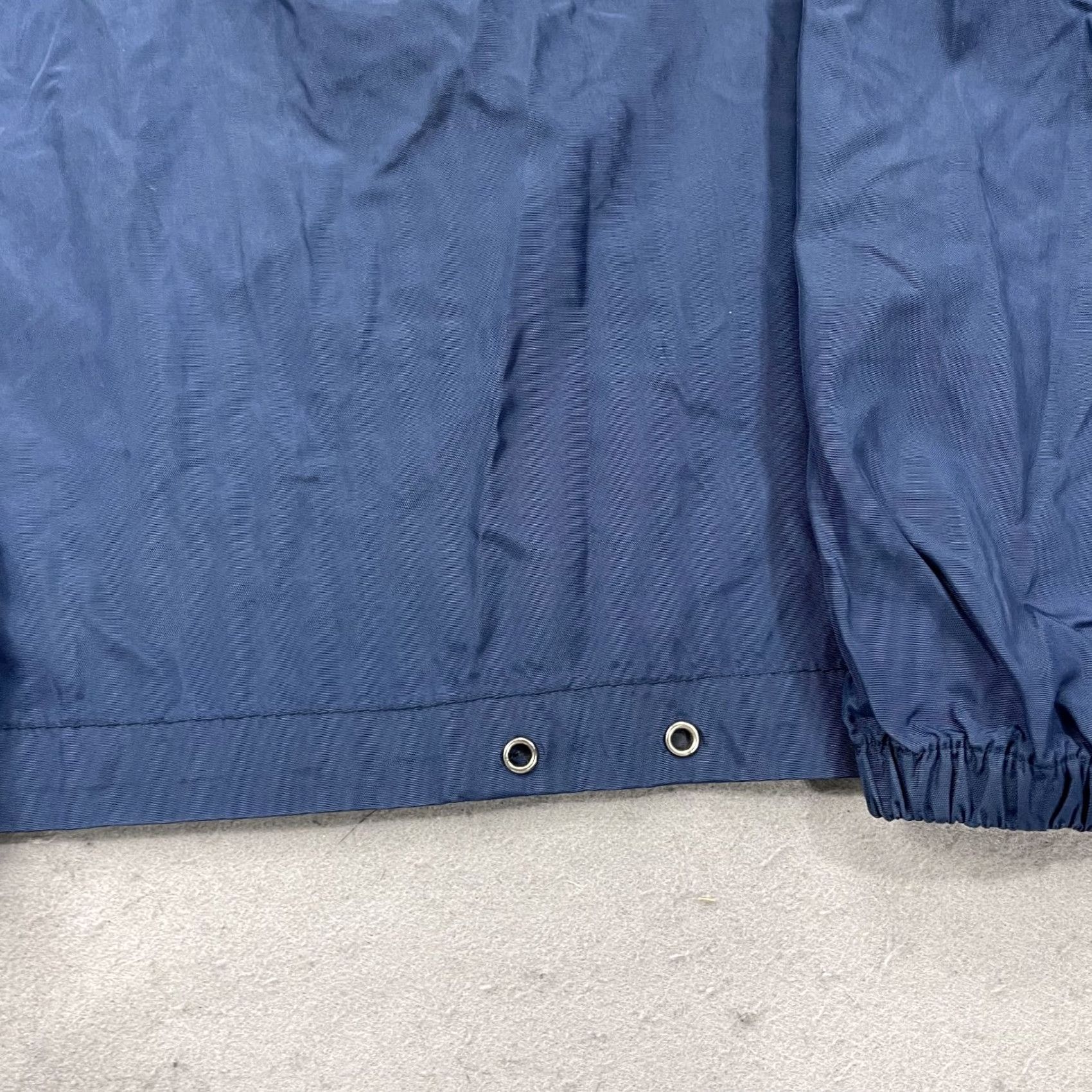 Napapijri VINTAGE Napapijri Geographic Jacket Mens 2XL Blue Anorak Hooded Zip Flag Logo Size US XXL / EU 58 / 5 - 4 Thumbnail