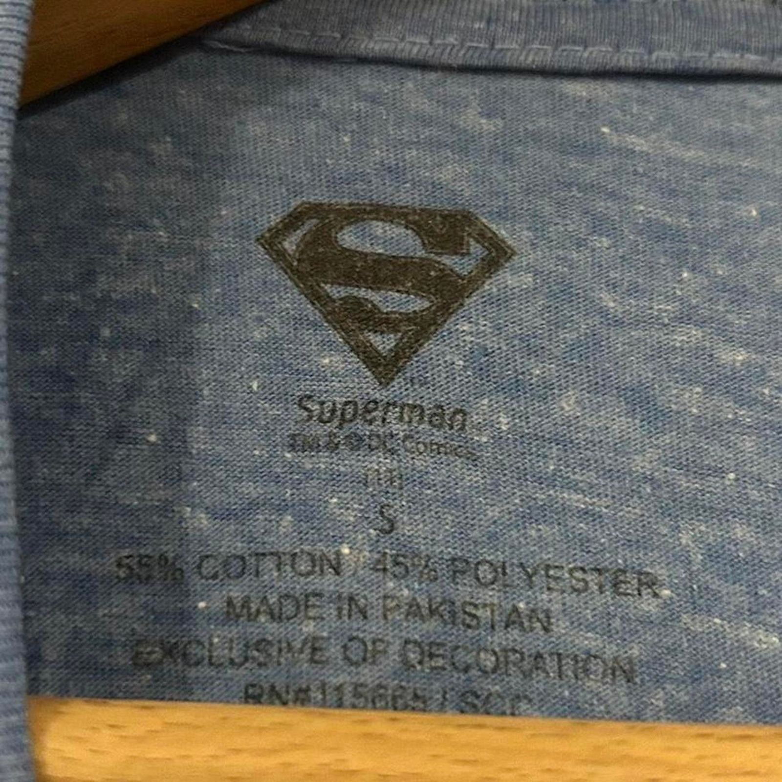 DC Comics Superman Tee Shirt Size US S / EU 44-46 / 1 - 3 Thumbnail