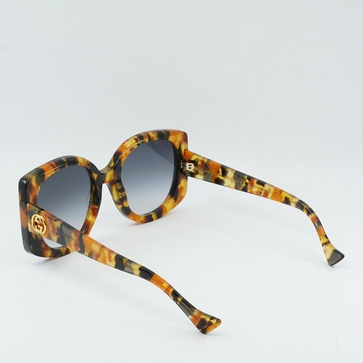 Gucci Gucci GG1257S 004 Women Sunglasses Havana Butterfly Frame Size ONE SIZE - 6 Thumbnail