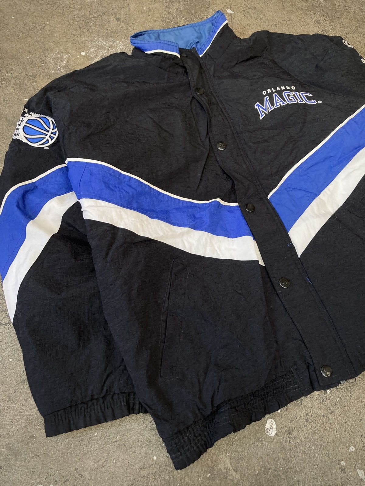 NBA × Starter Vintage 90s Orlando Magic Jacket Size US L / EU 52-54 / 3 - 2 Thumbnail