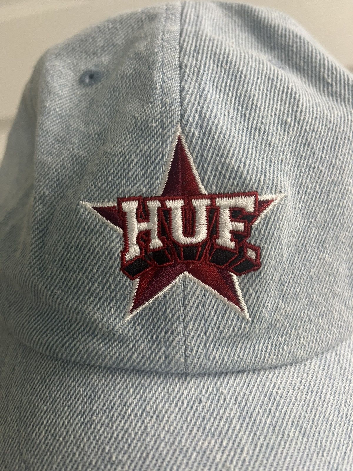 Huf HUF Skateboards Embroidered Denim Cap Size ONE SIZE - 2 Thumbnail