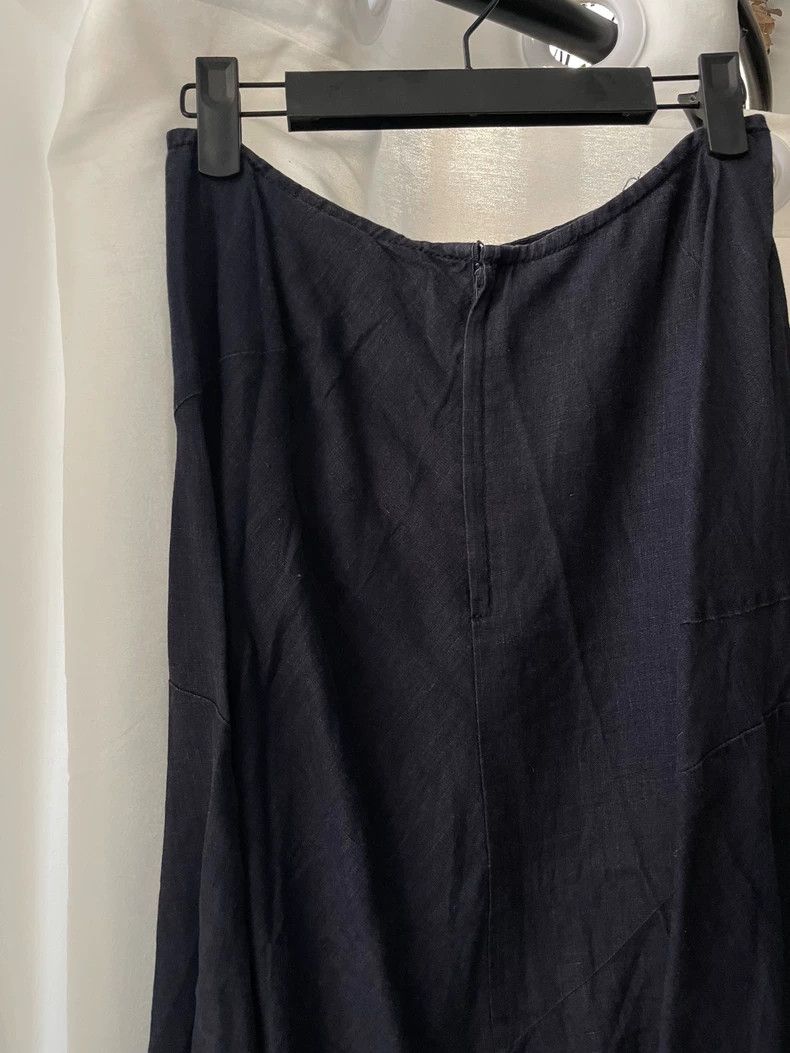 Comme des Garcons Comme des Garcons size m Medieval navy linen skirt Size 25" / US 0 / IT 36 - 3 Thumbnail