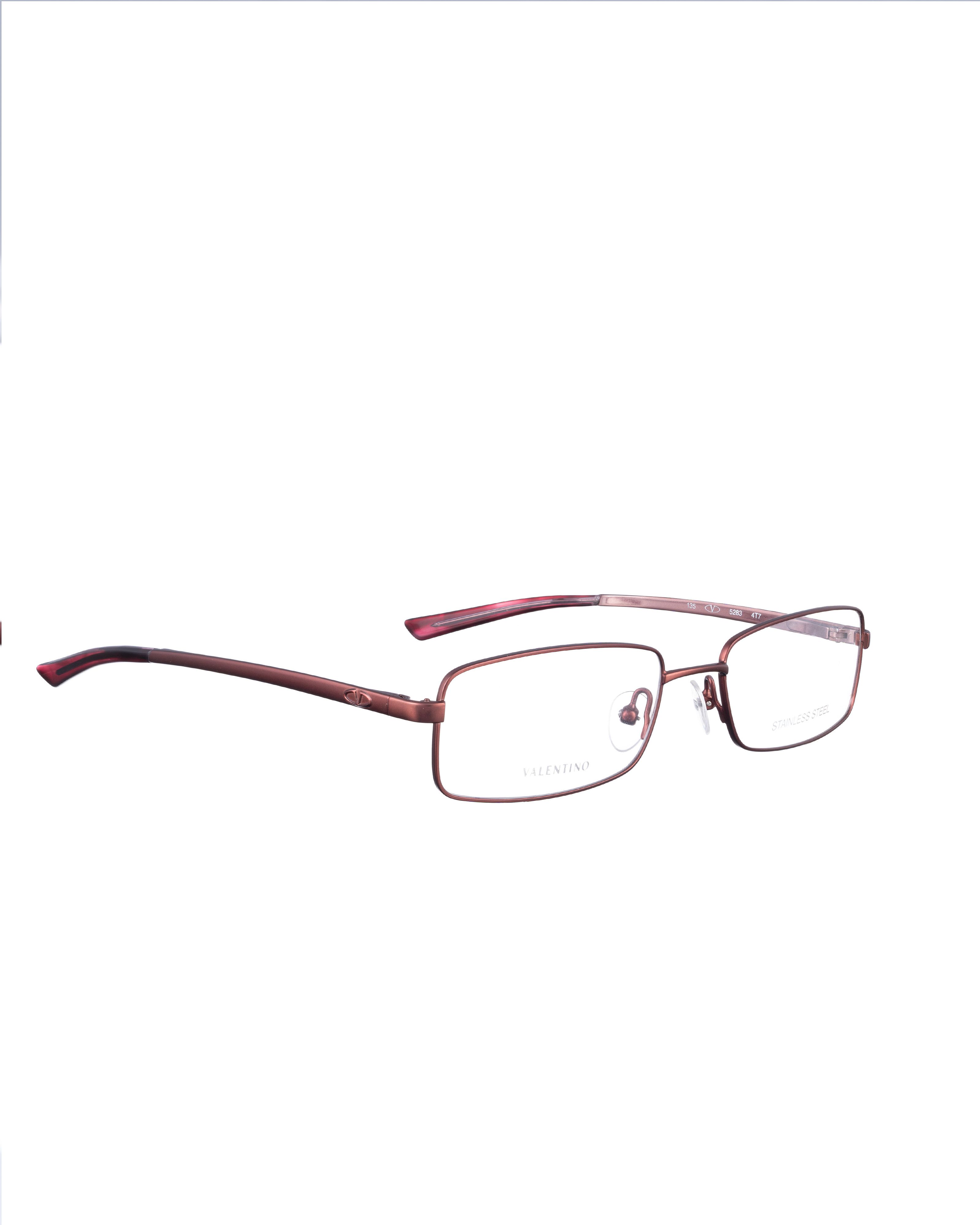 Valentino Valentino 00s Red Metallic Metal Glasses Size ONE SIZE - 1 Thumbnail