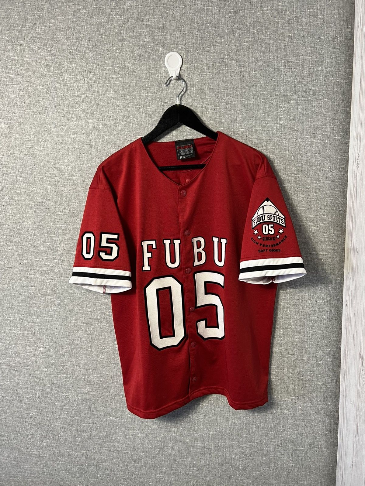 Fubu × Rap Tees × Vintage Rare Vintage FUBU Baseball Jersey Shirt Big ...