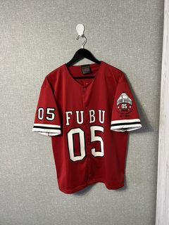 FUBU Men's & Big Men's Short Sleeve Mesh Baseball Jersey, Sizes XS