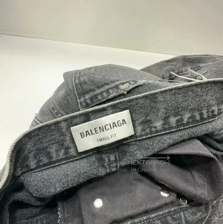 Balenciaga porter classic denim wide pants for men. Size US 32 / EU 48 - 2 Thumbnail