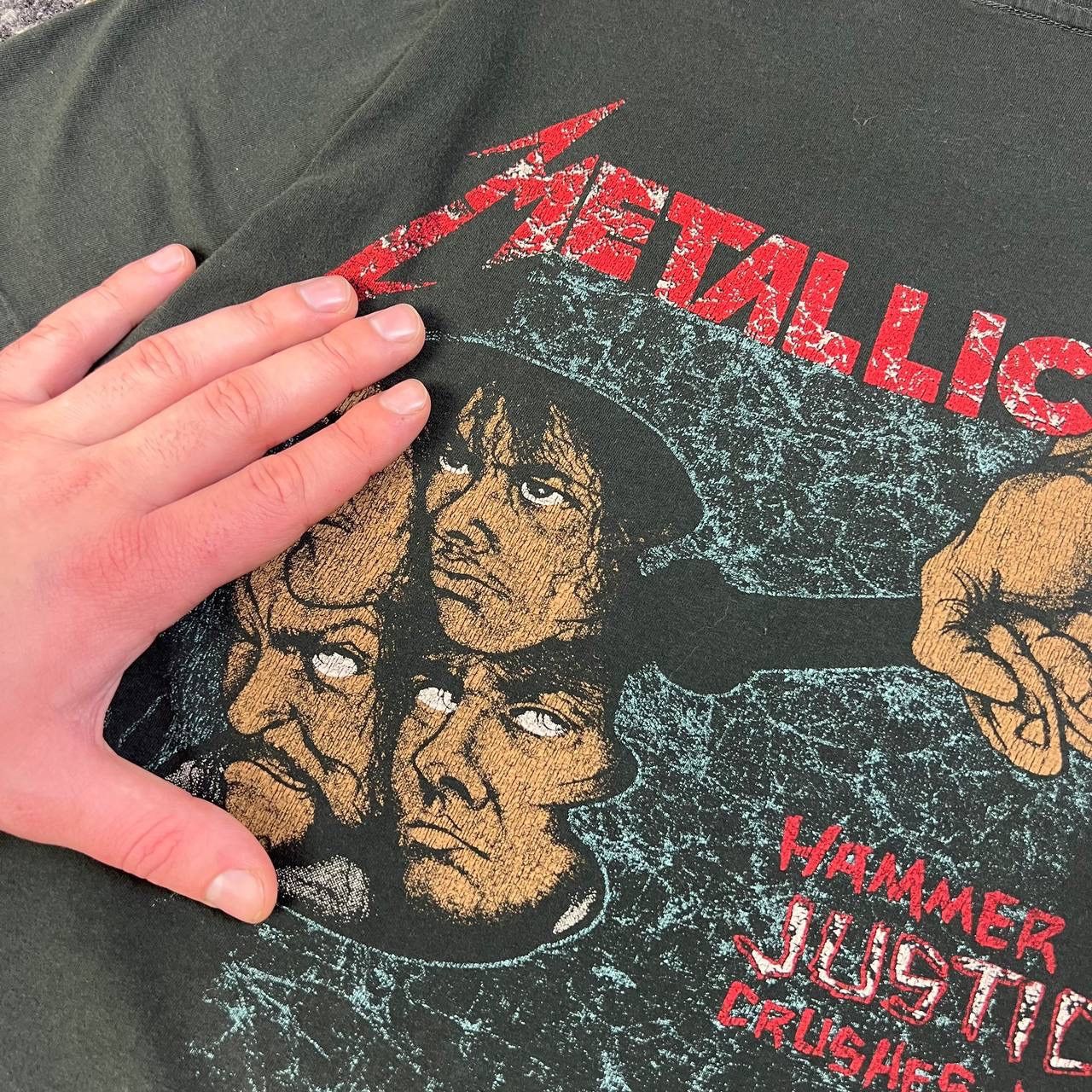 Metallica Metallica Vintage Y2K Two-Sides Logo Rock Band T-Shirt 1TS68 Size US S / EU 44-46 / 1 - 4 Thumbnail